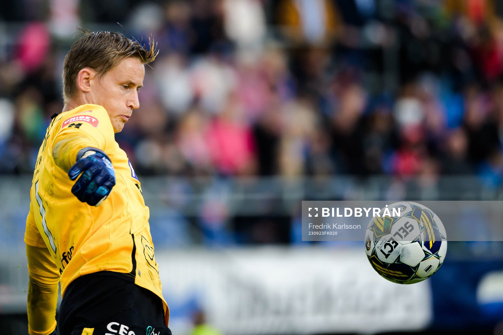 Degerfors målvakt Sondre Lovseth Rossbach