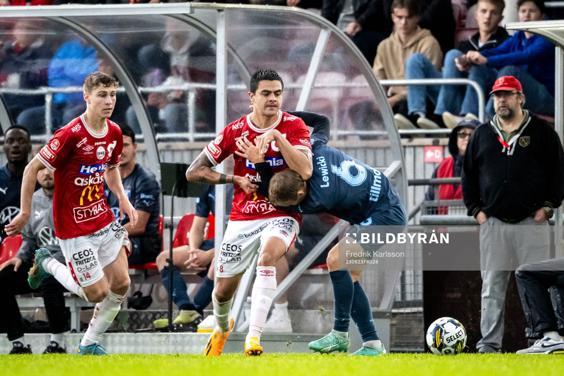 Degerfors Diego De Jesus Campos Ballestero och Malmö FFs