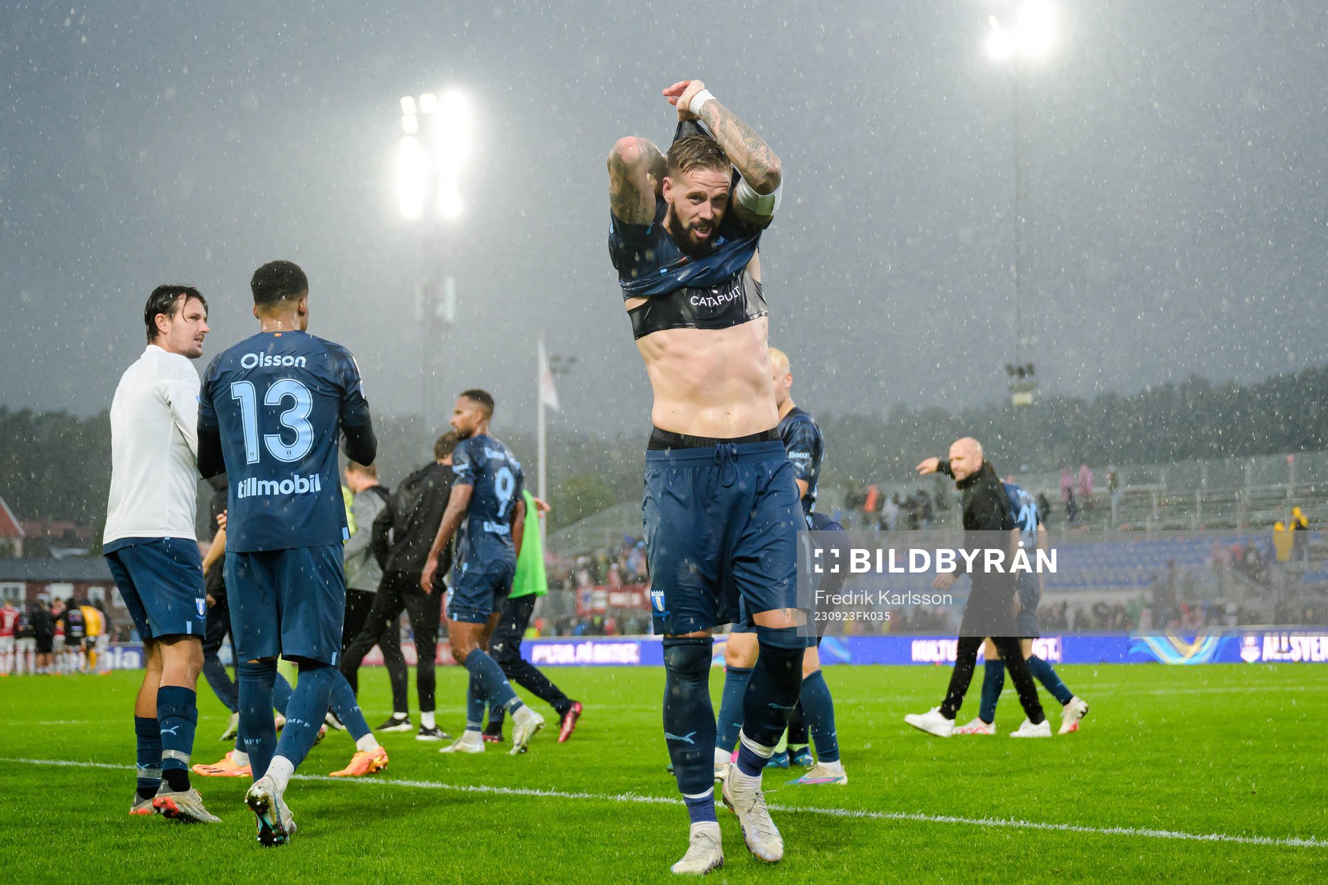 Malmö FFs Pontus Jansson jublar