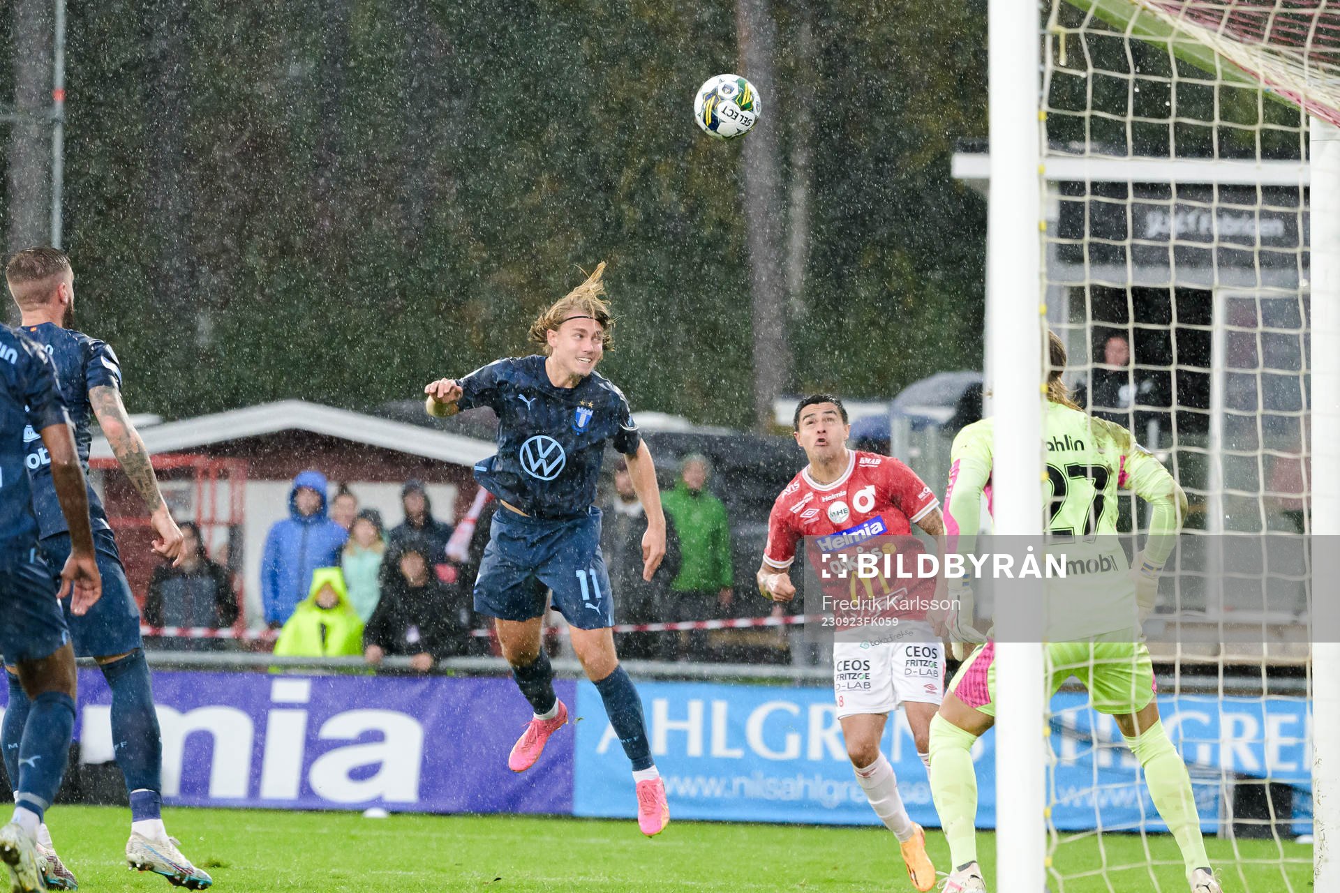 Malmö FFs Sebastian Nanasi och Degerfors Diego De Jesus