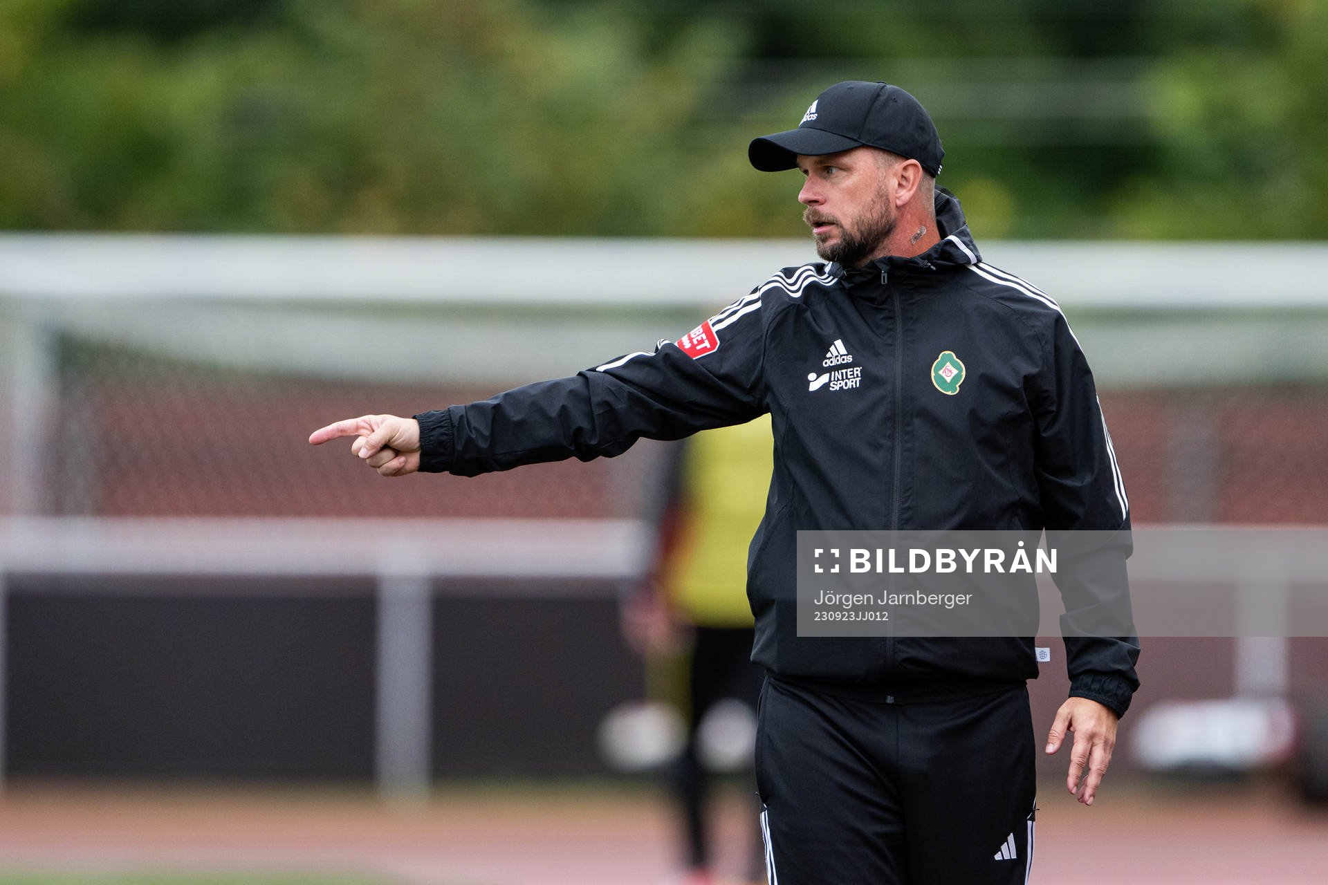 Skövde AIKs tränare Tobias Linderoth