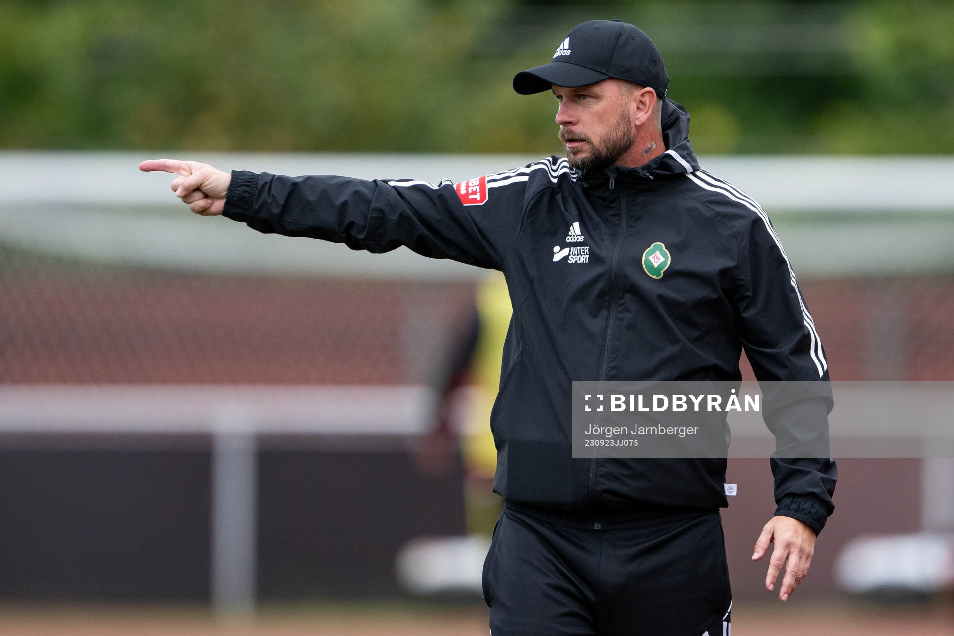 Skövde AIKs tränare Tobias Linderoth