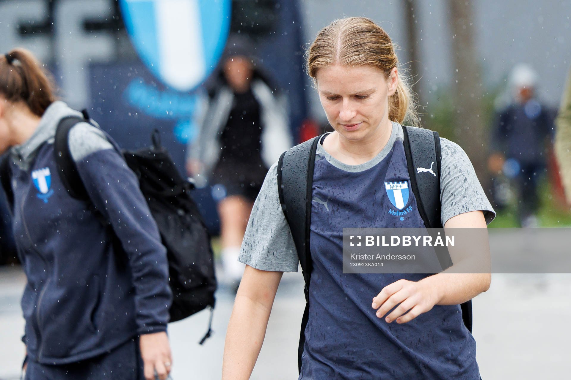 Malmö FFs Amanda Kander anländer
