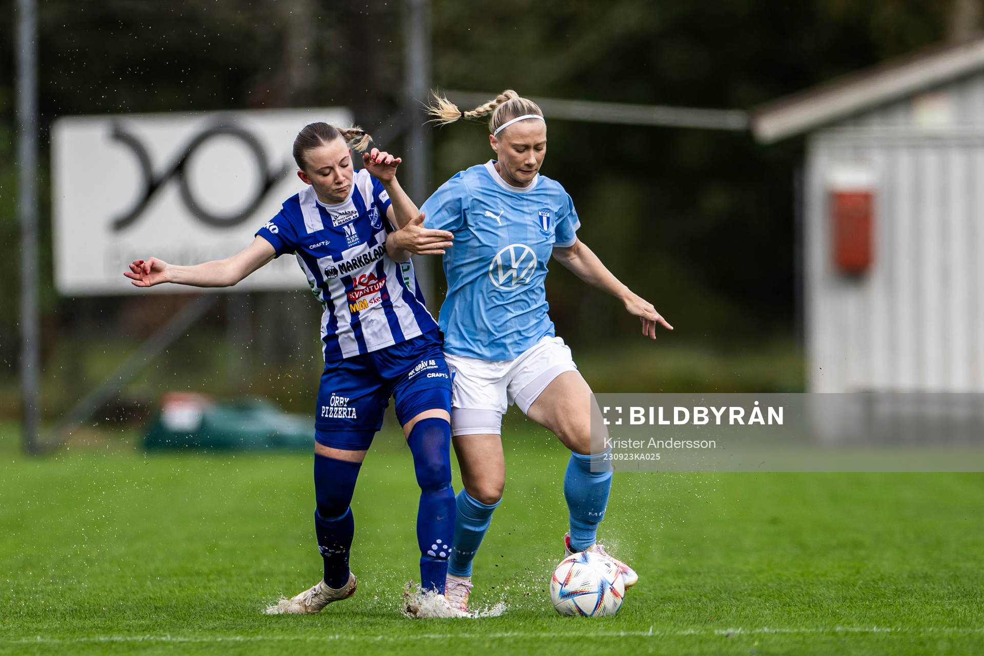 Örbys Hanna Gunnarsson och Malmö FFs Madeleine Hejde