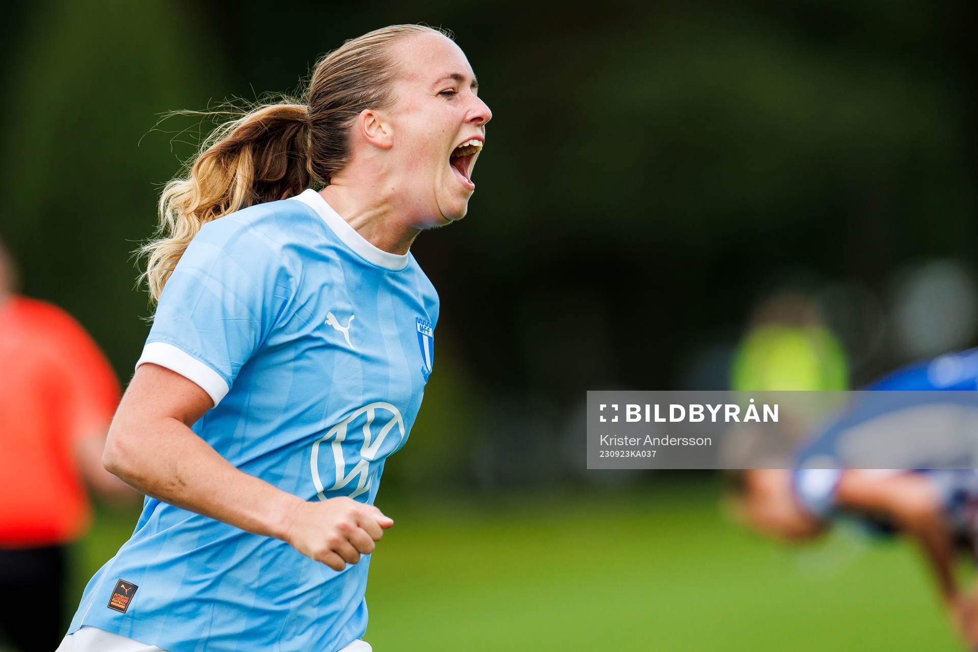 Malmö FFs Beatrice Närhi jublar