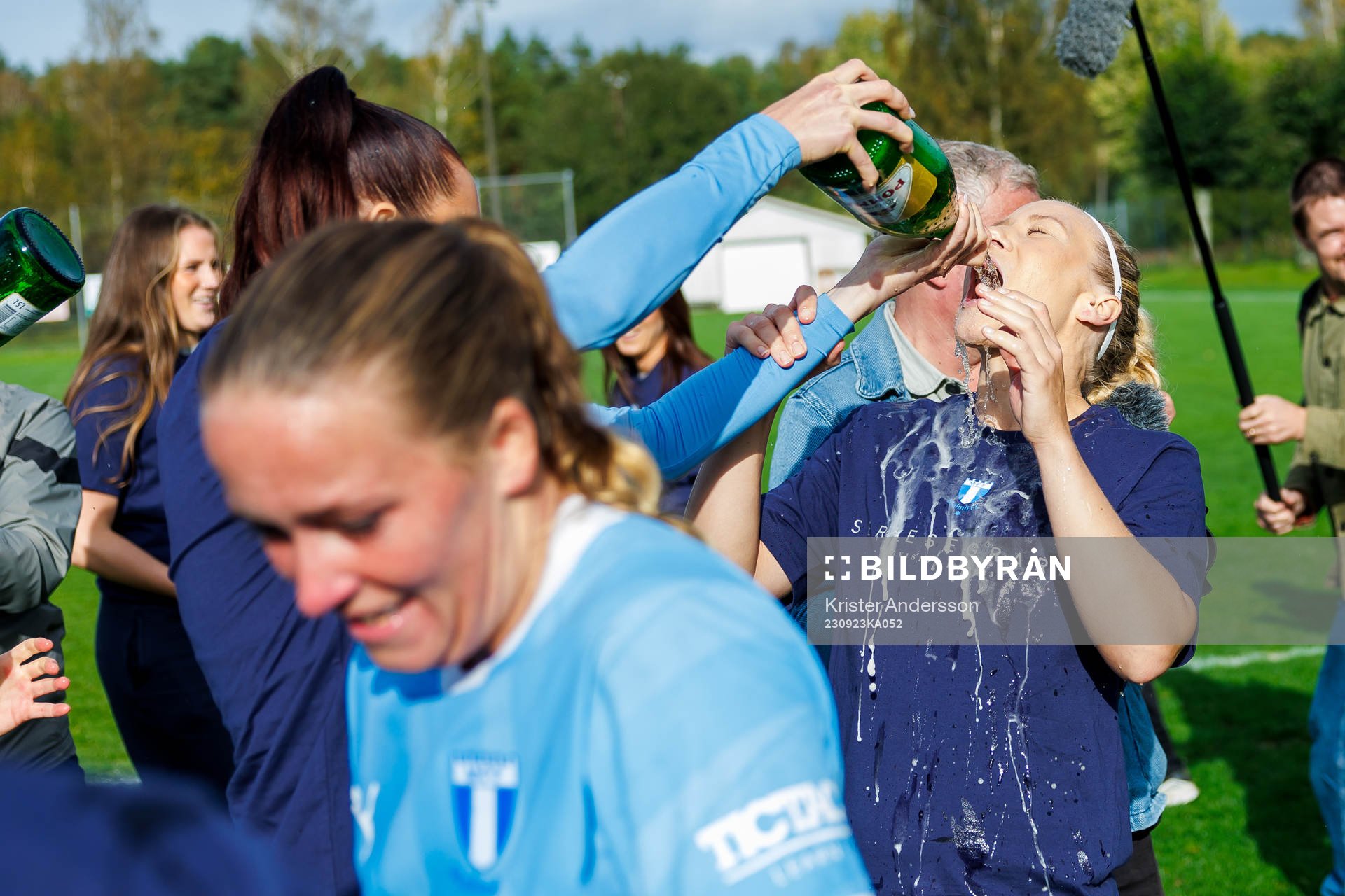 Malmö FFs Madeleine Hejde jublar
