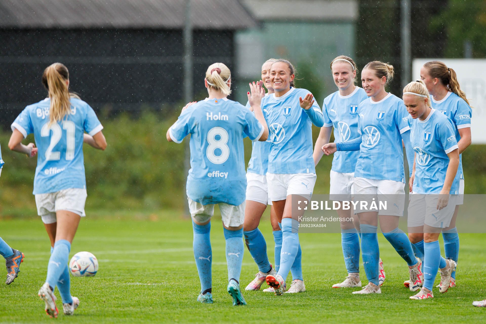 Malmö FFs Julia Welin jublar