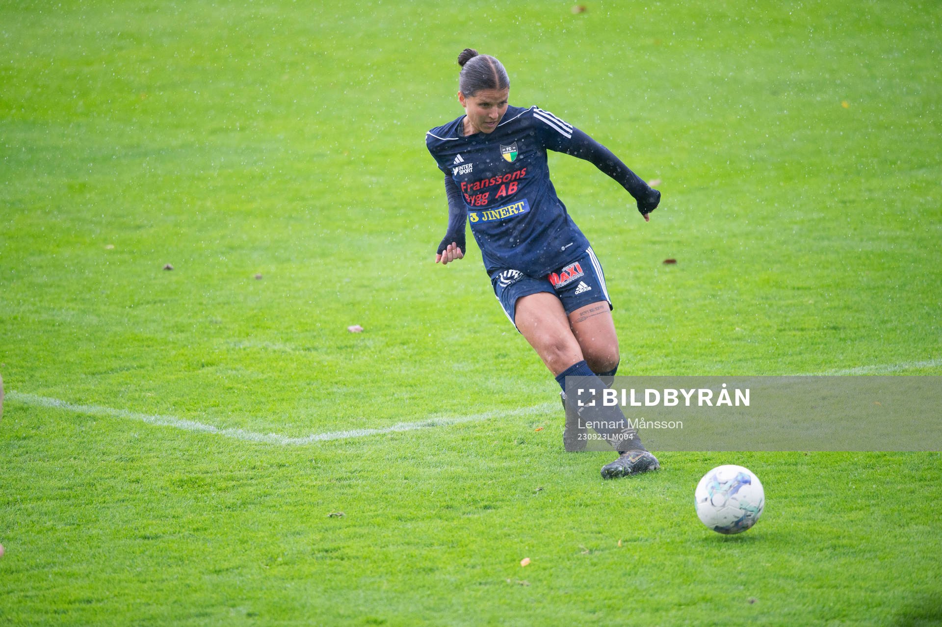 FC Hessleholms Annie Ribba i matchen i division 3 Skåne
