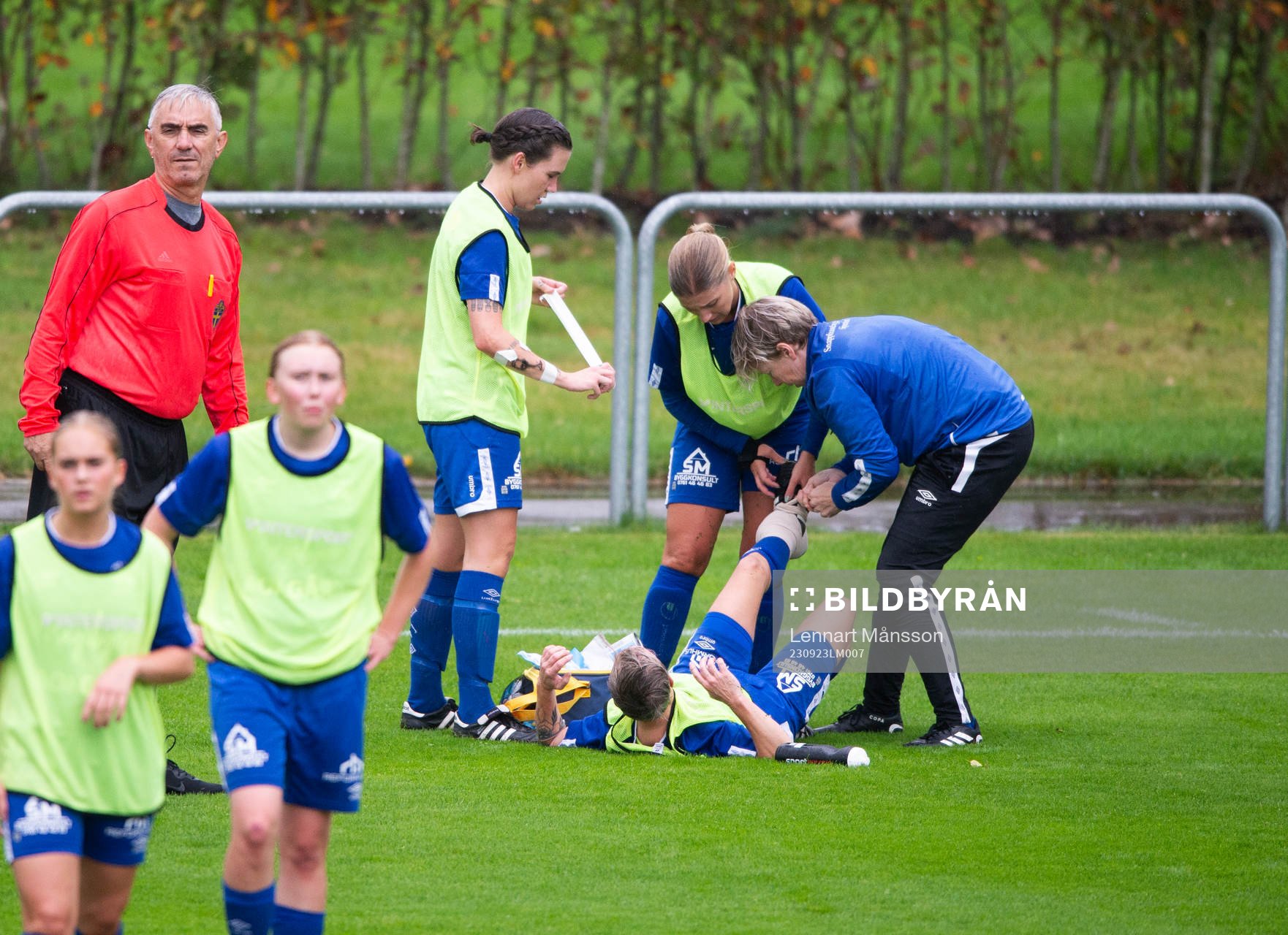 i matchen i division 3 Skåne Norra för damer mellan FC