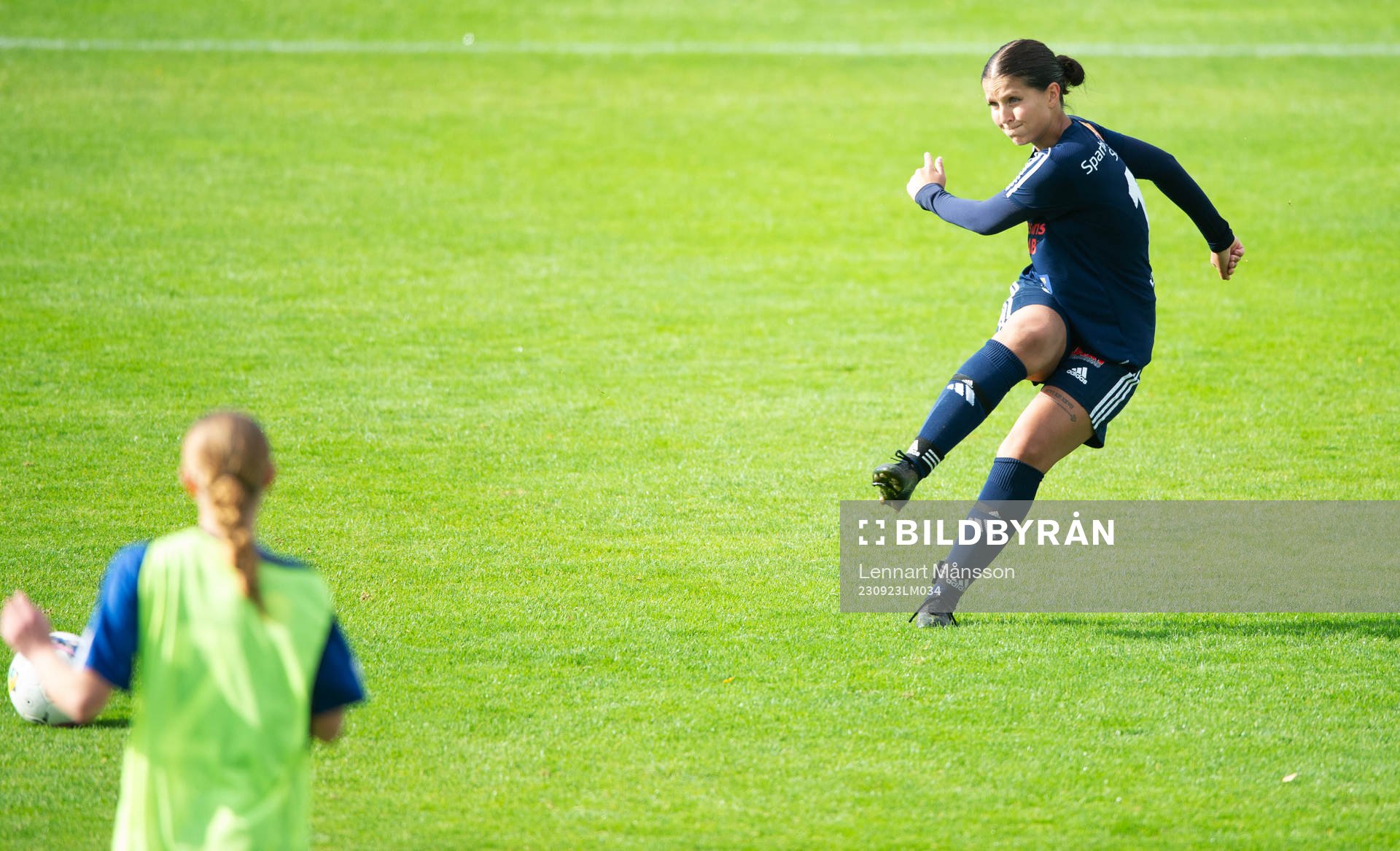FC Hessleholms Annie Ribba i matchen i division 3 Skåne