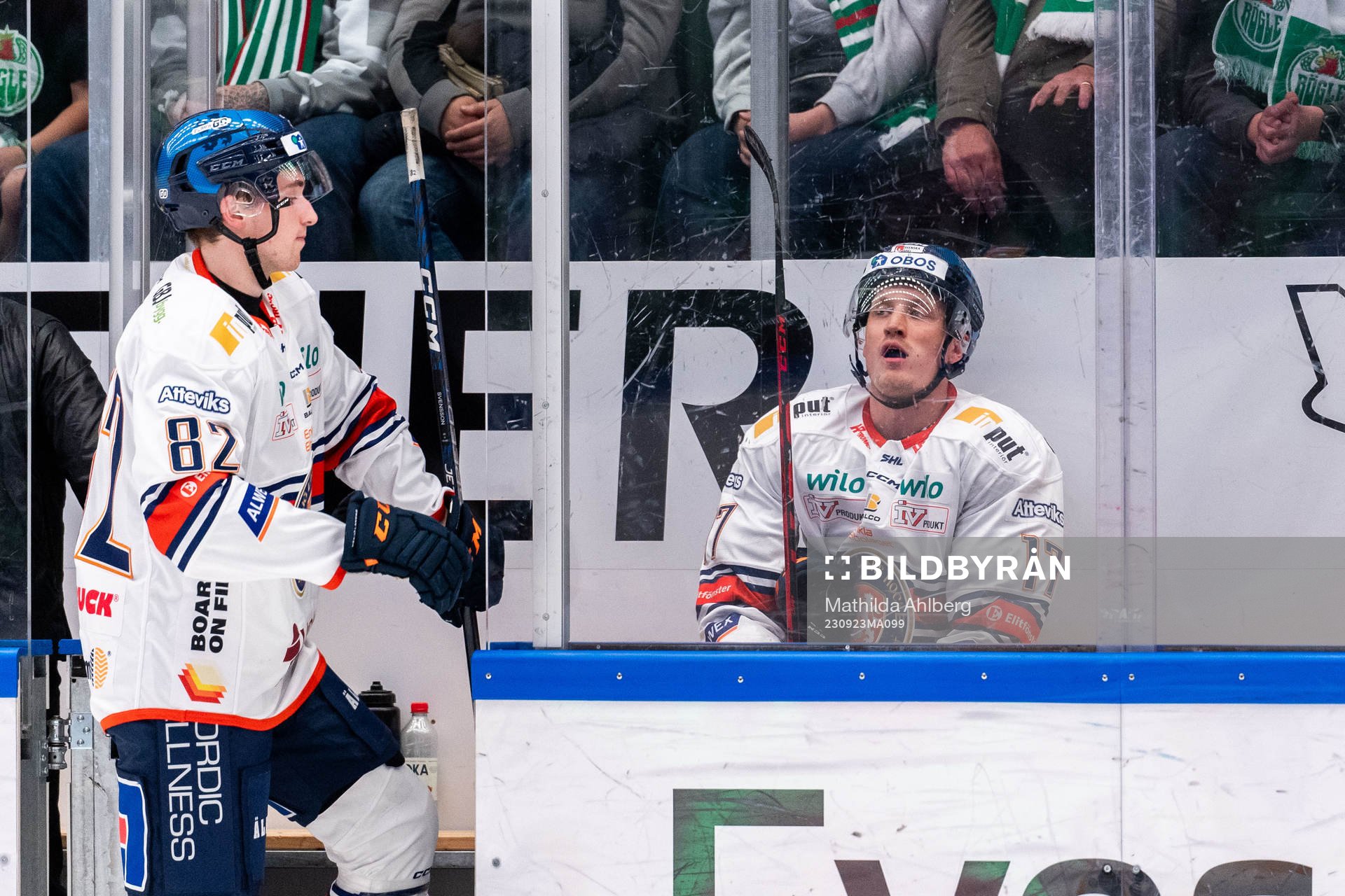 Växjös Joel Svensson och Gabriel Carlsson i