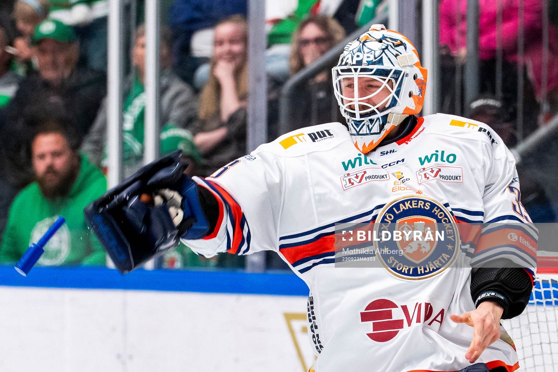 Växjös målvakt Emil Larmi
