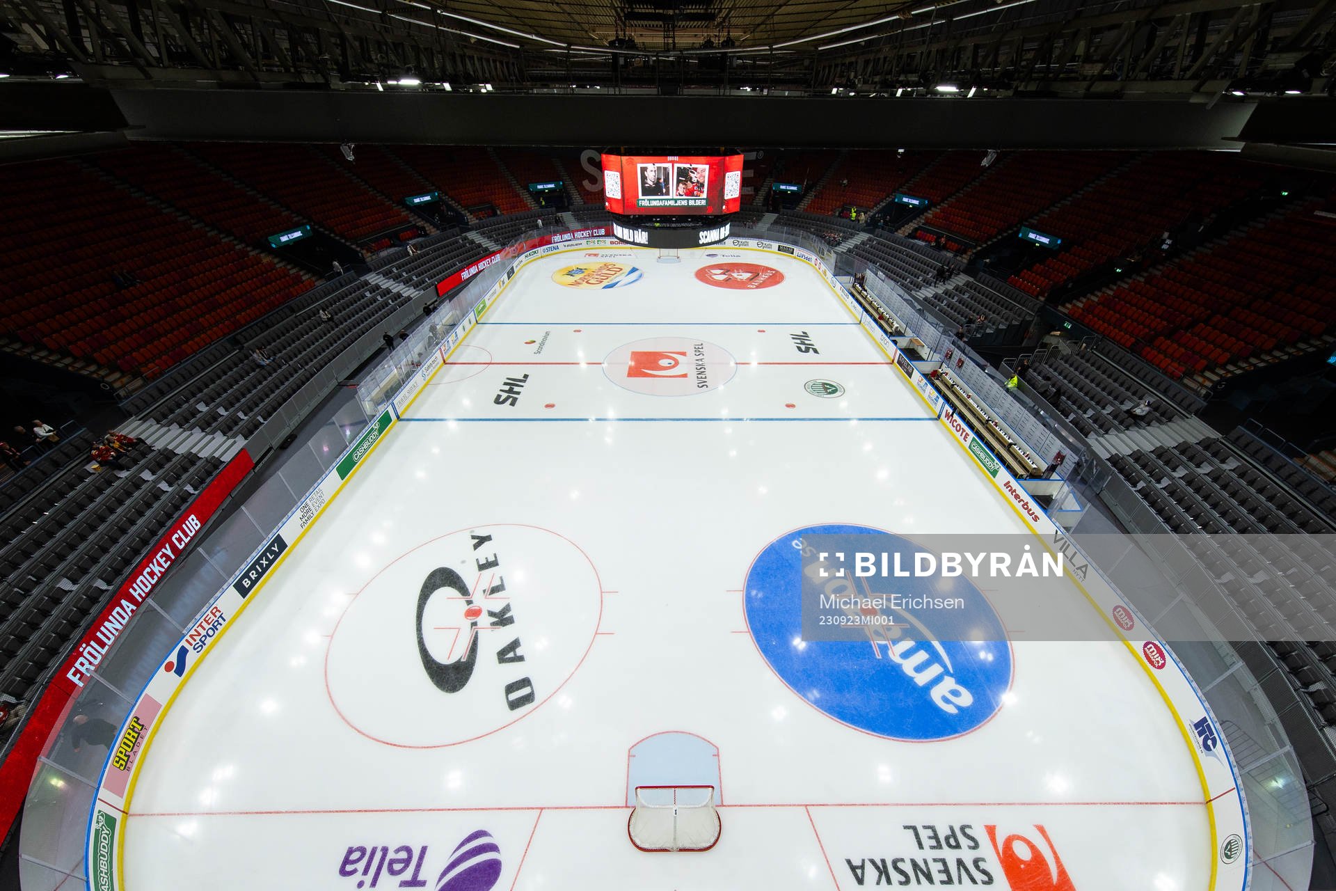 Scandinavium innan ishockeymatchen i SHL mellan Frölunda