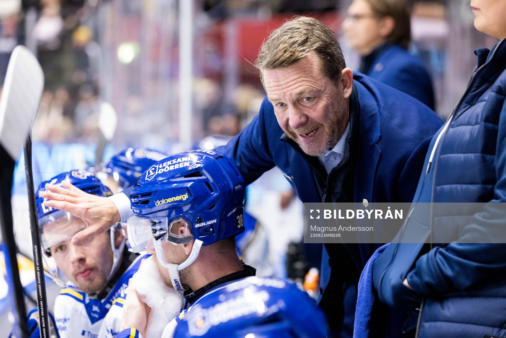 Leksands assisterande tränare Charles Berglund