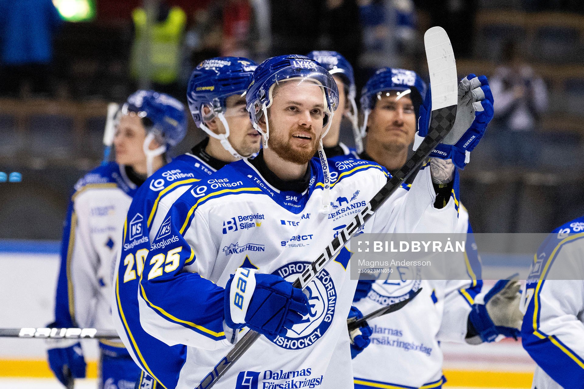 Leksands Lucas Elvenes jublar
