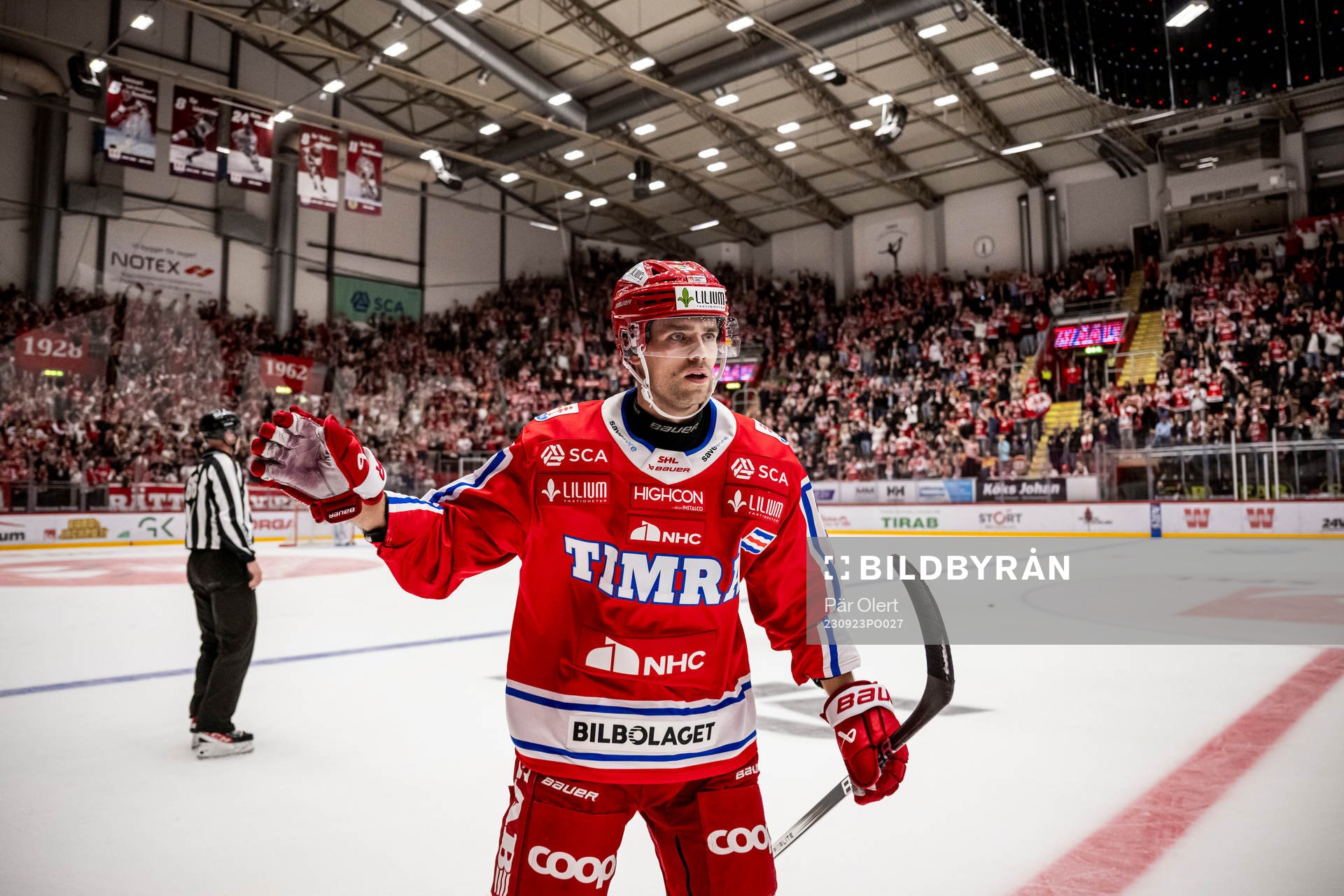 Timrås Emil Pettersson jublar