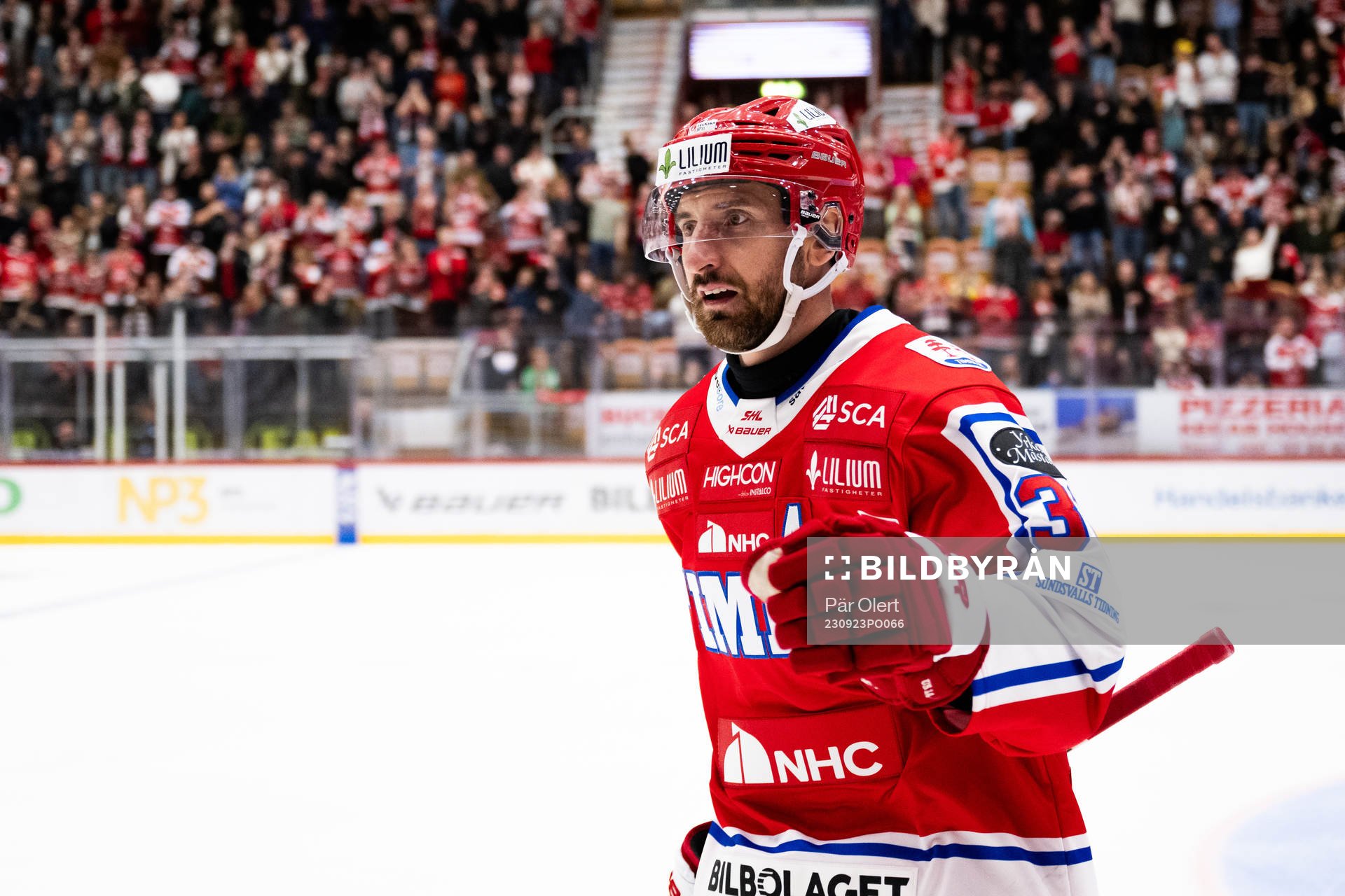 Timrås Albin Lundin jublar