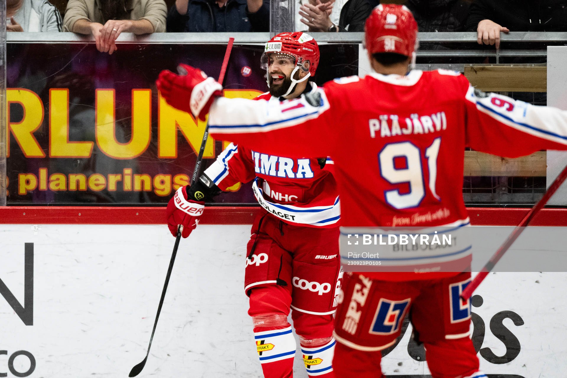 Timrås Robin Hanzl jublar