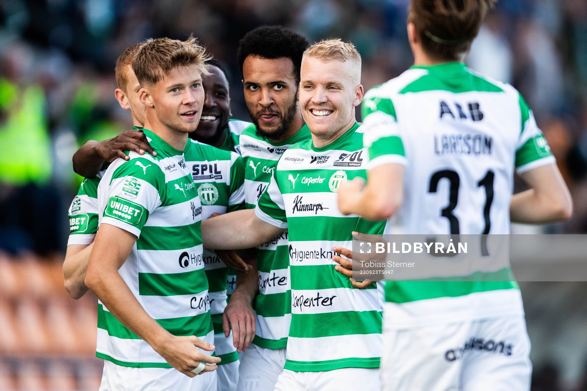 Västerås SKs Patric Åslund jublar