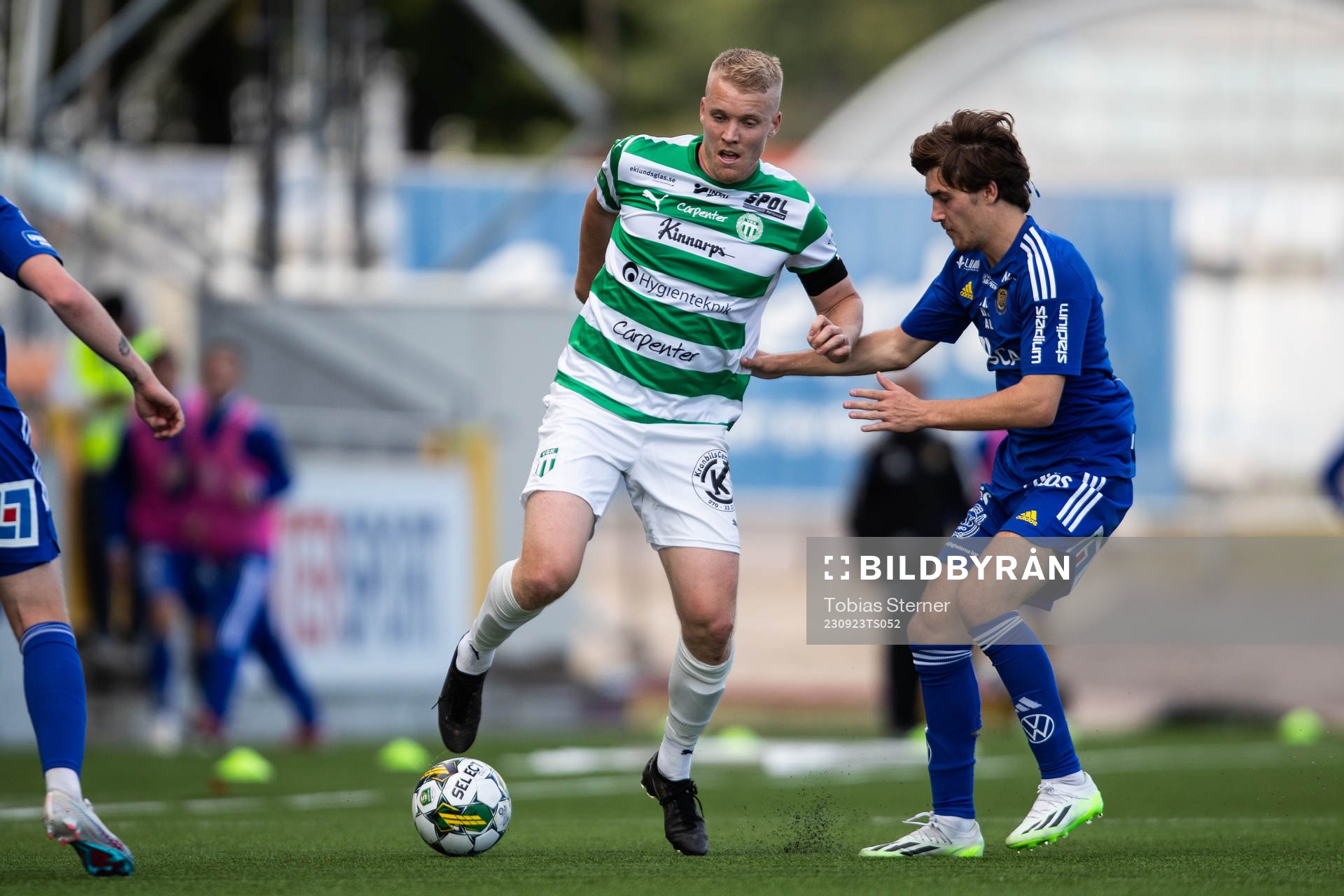 Västerås SKs Simon Johansson och GIF Sundsvalls Johan