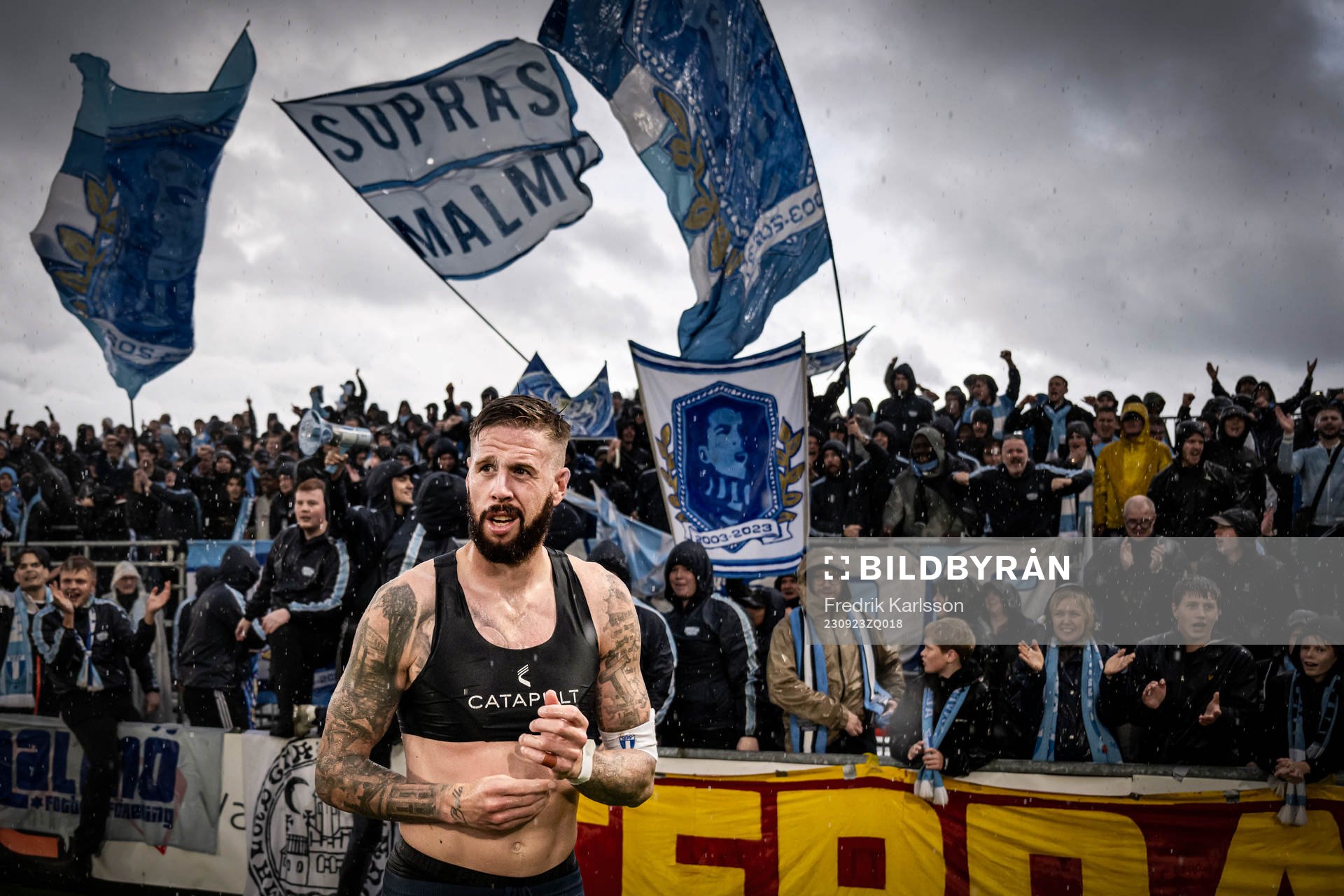 Malmö FFs Pontus Jansson jublar