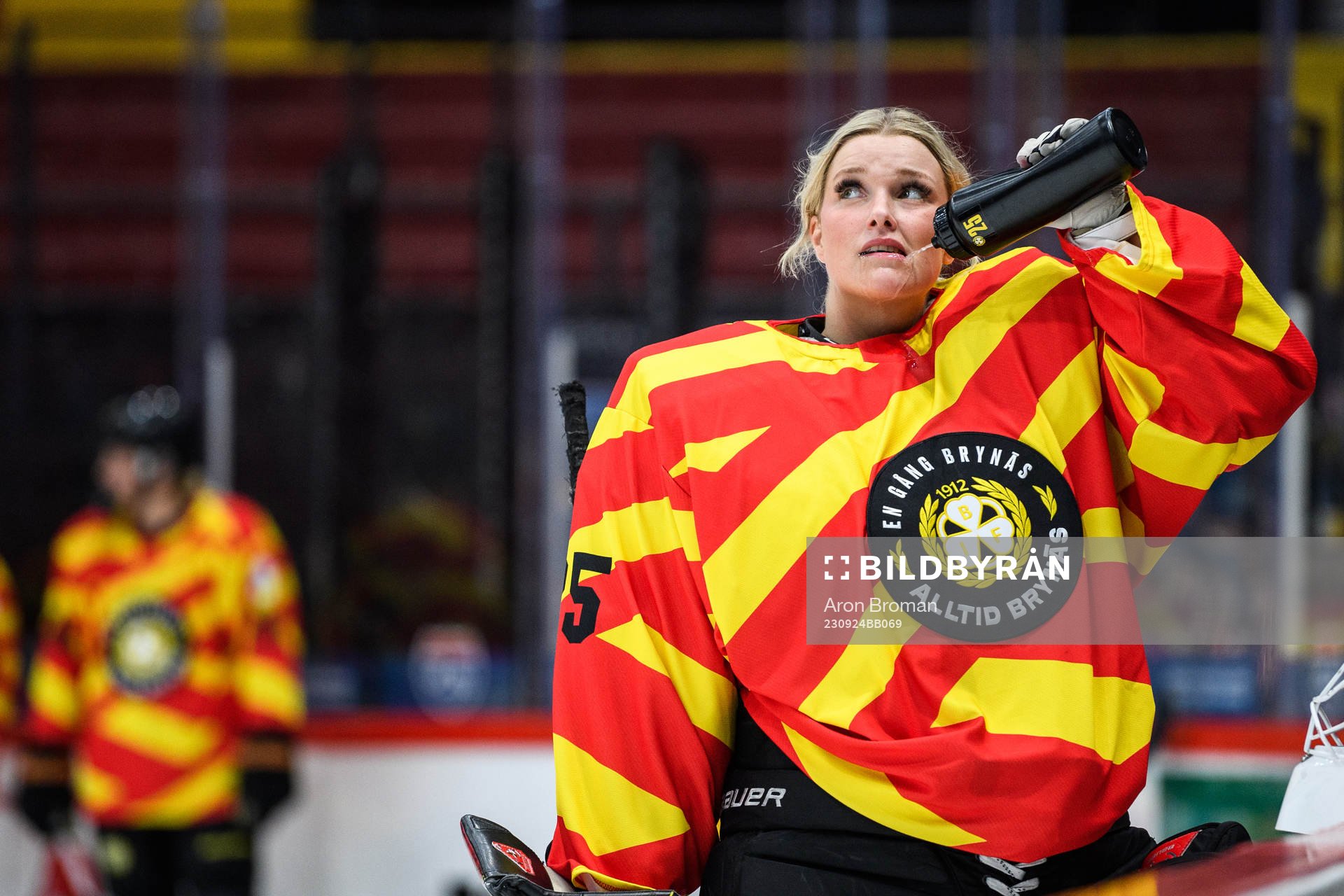 Brynäs målvakt Amanda Johansson