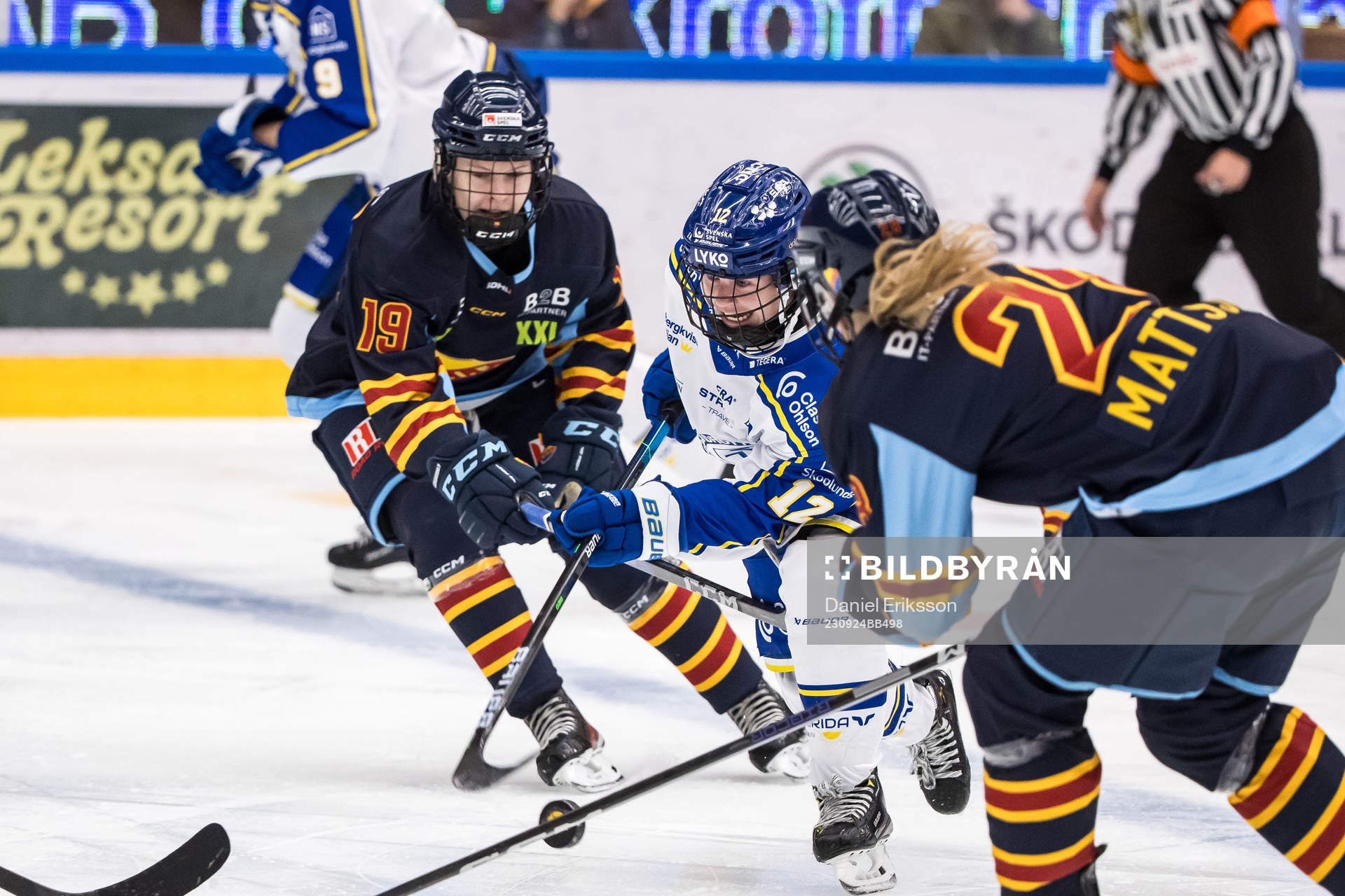 Leksands Autumn Macdougall och Djurgårdens Lisa Östman