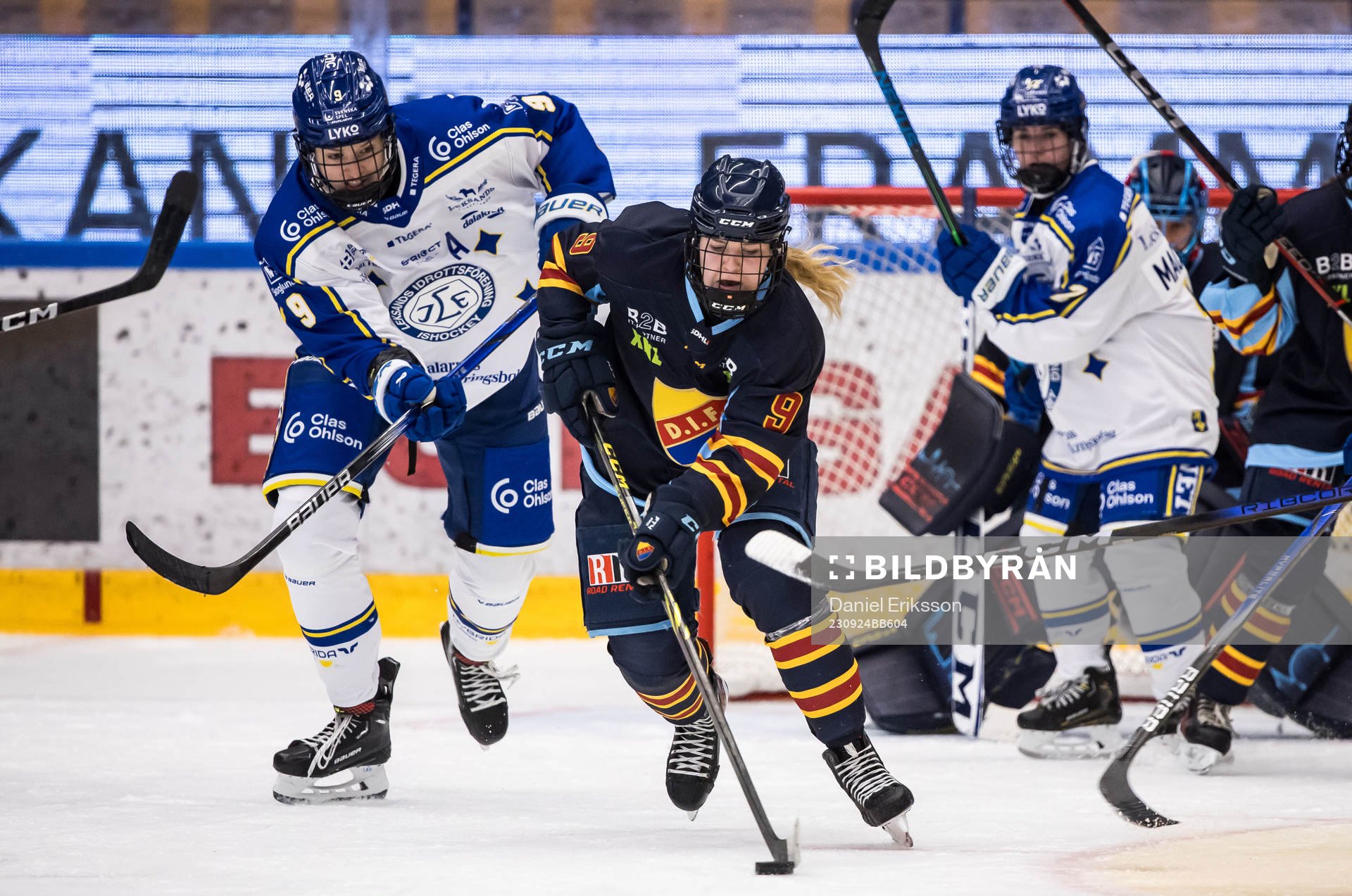 Djurgårdens Linnea Natt Och Dag och Leksands Lore Baudrit