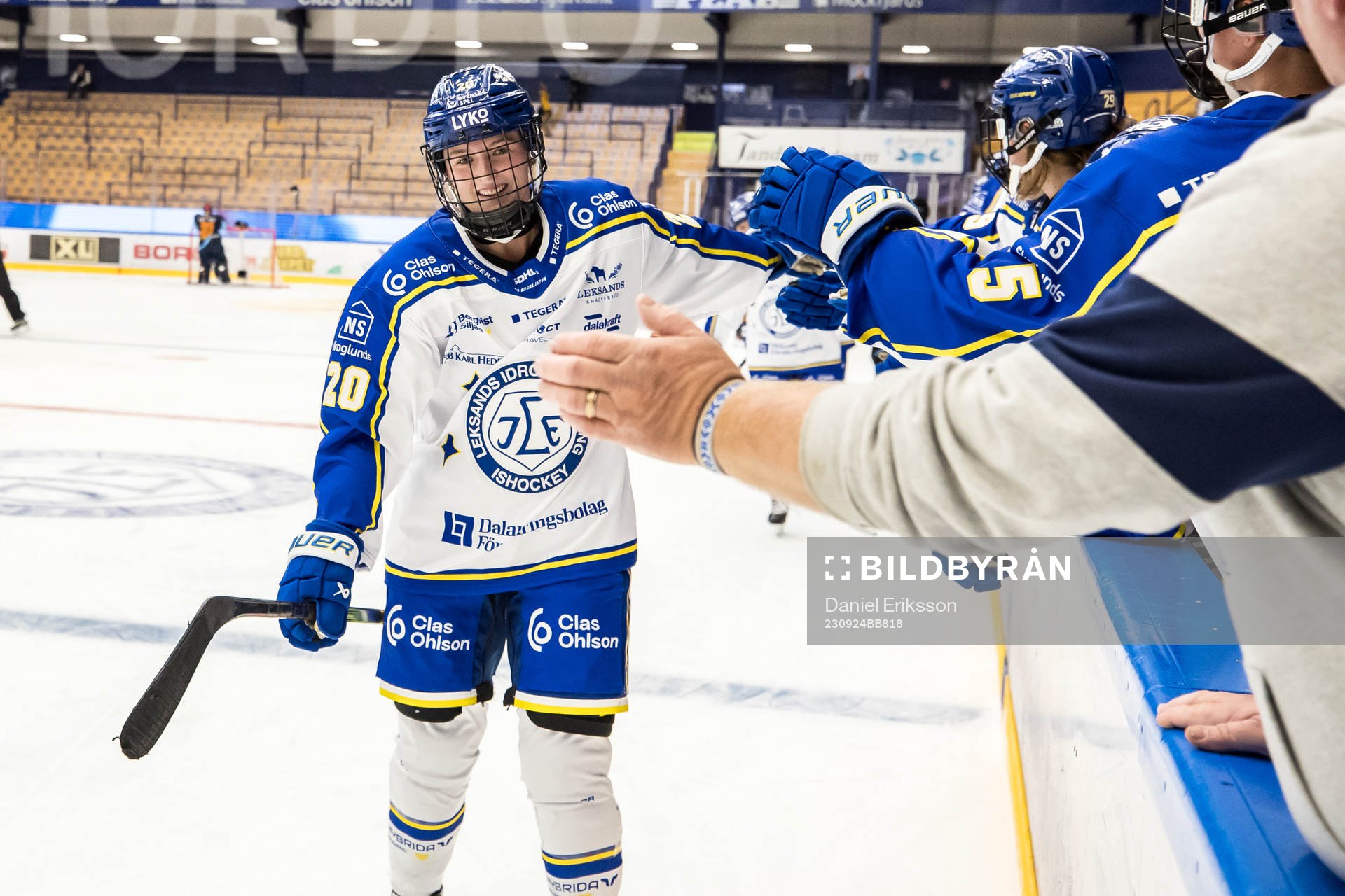 Leksands Tatum Amy jublar