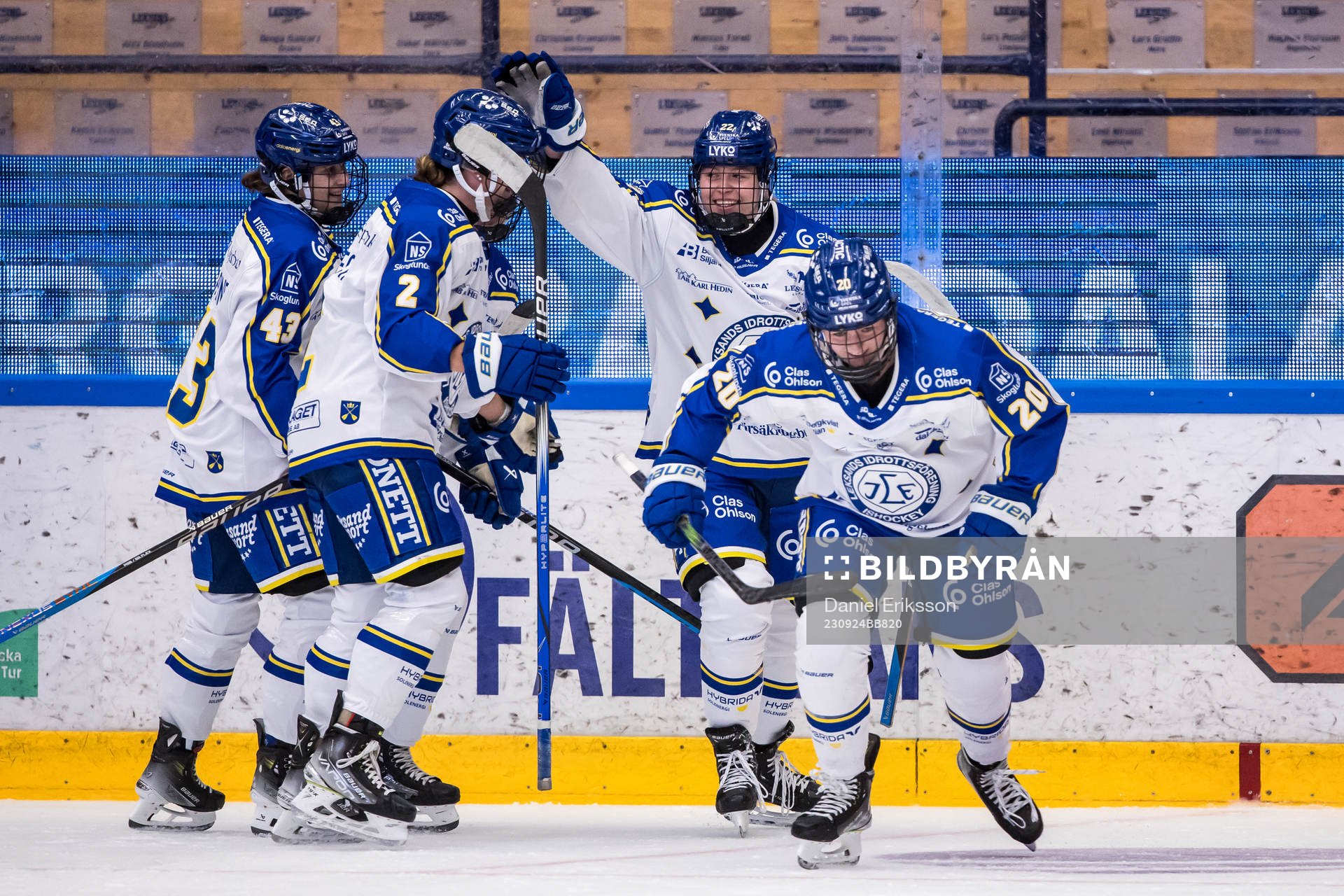 Leksands Tatum Amy jublar