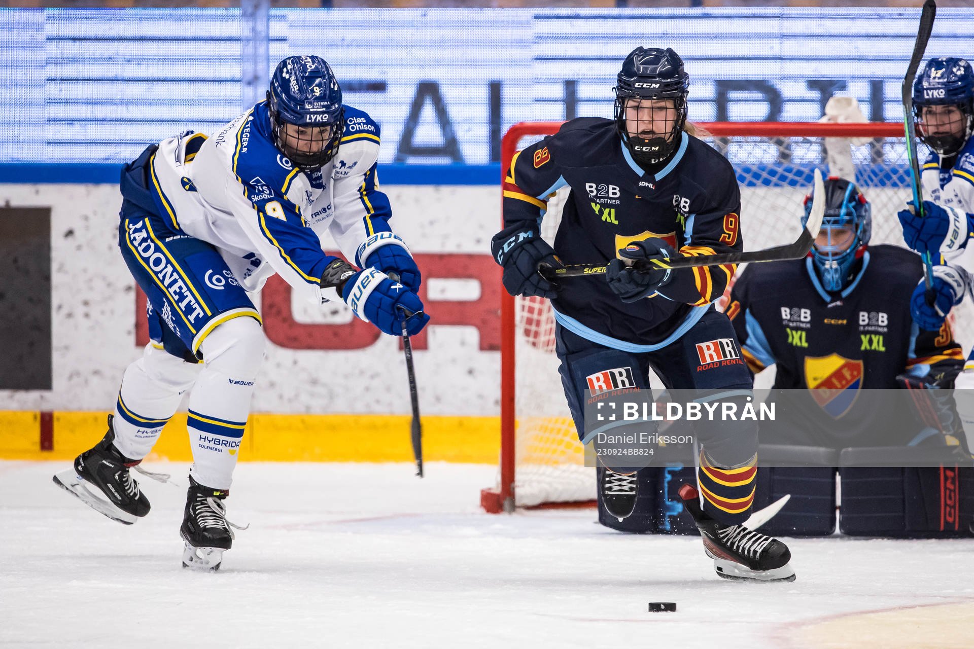 Leksands Lore Baudrit och Djurgårdens Linnea Natt Och Dag
