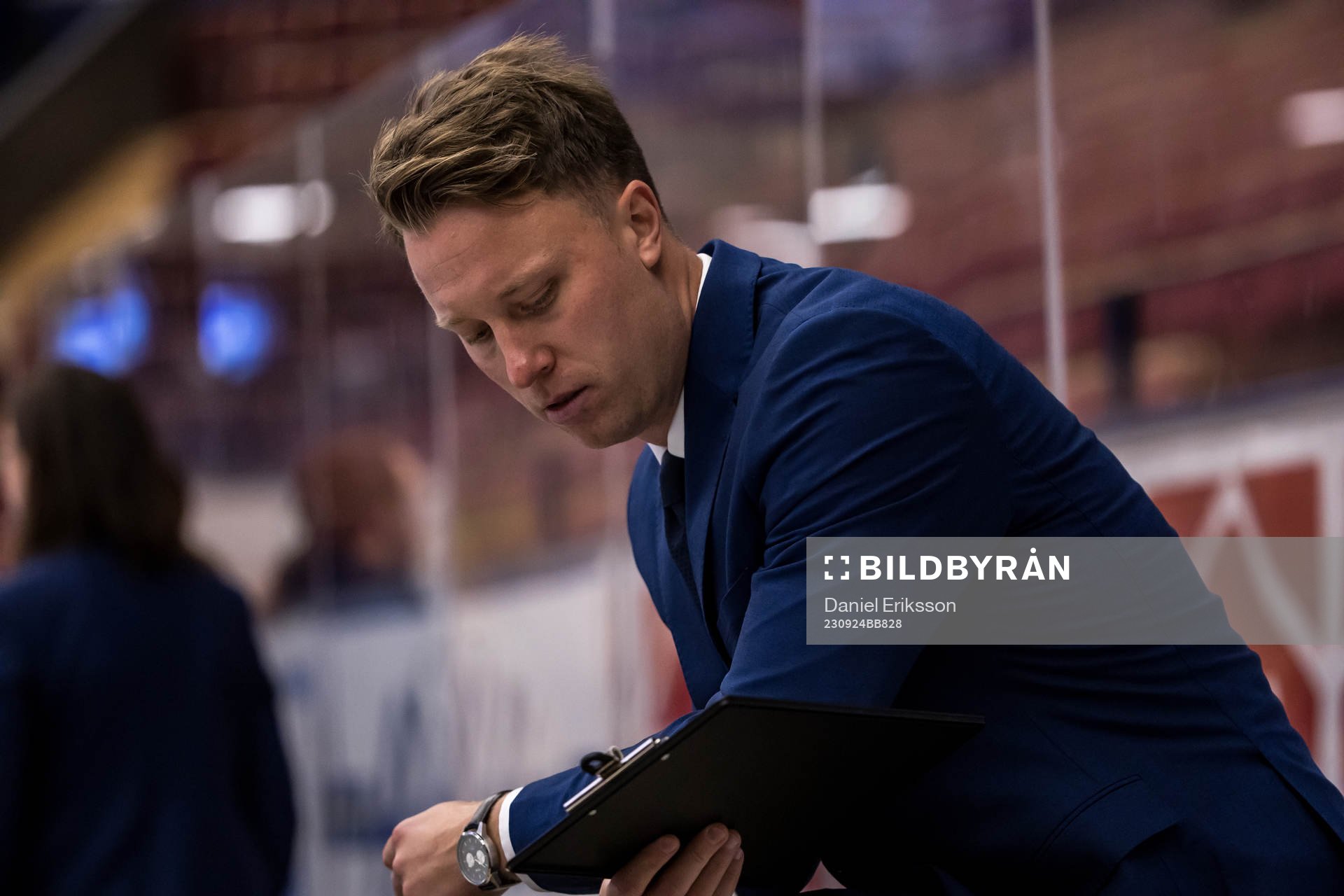 Leksands assisterande tränare Joakim Engström