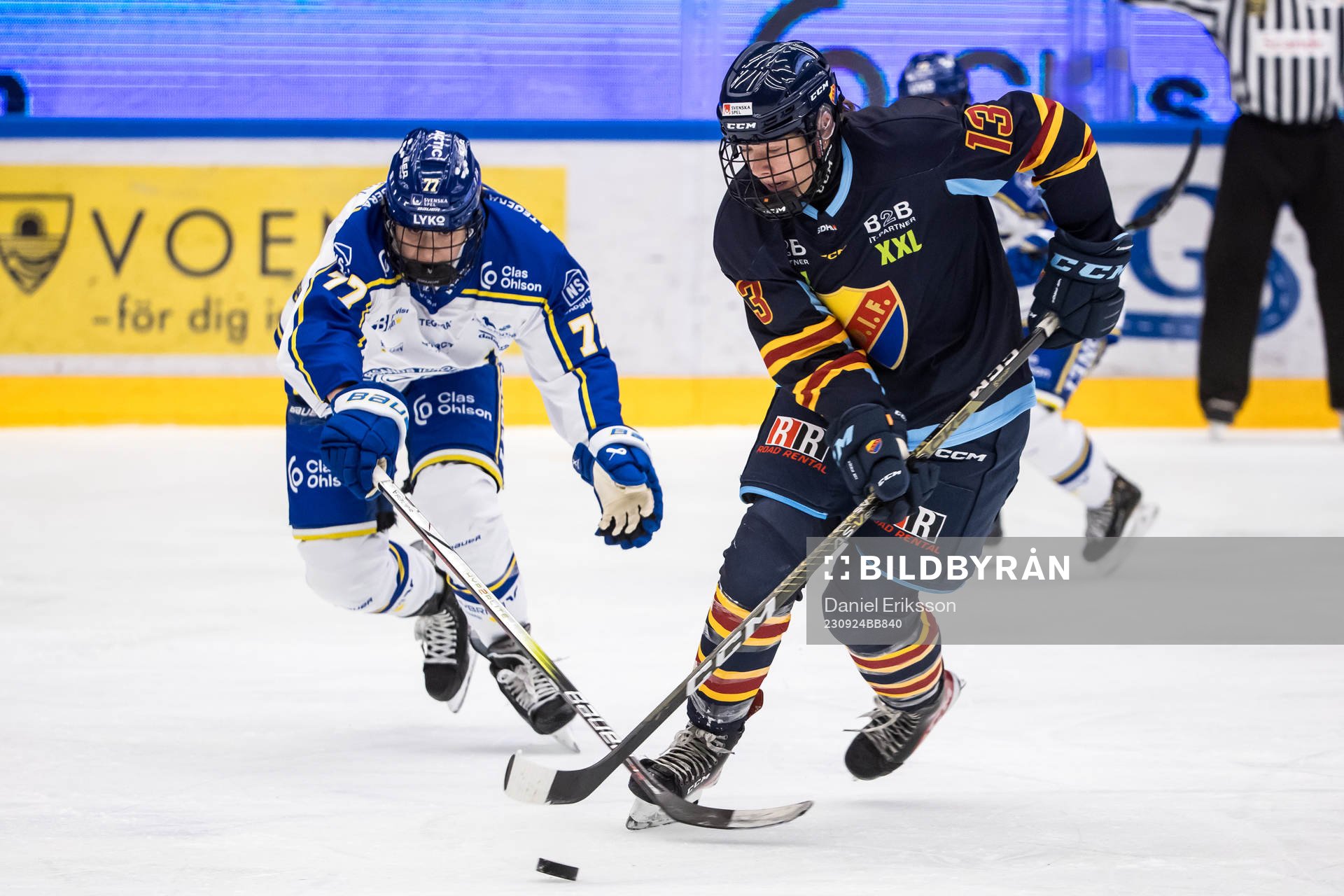 Leksands Tereza Radova och Djurgårdens Anneke Linser