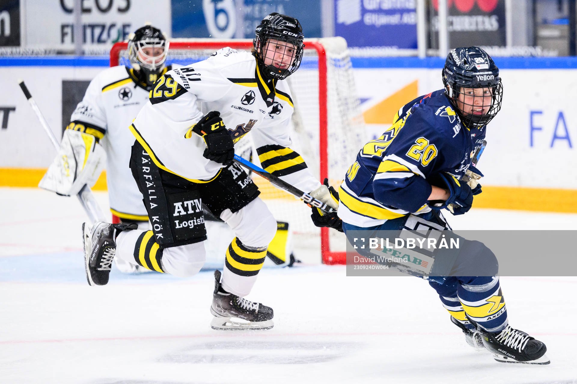 AIKs Elsa Åberg och HV71s Emma Eriksson