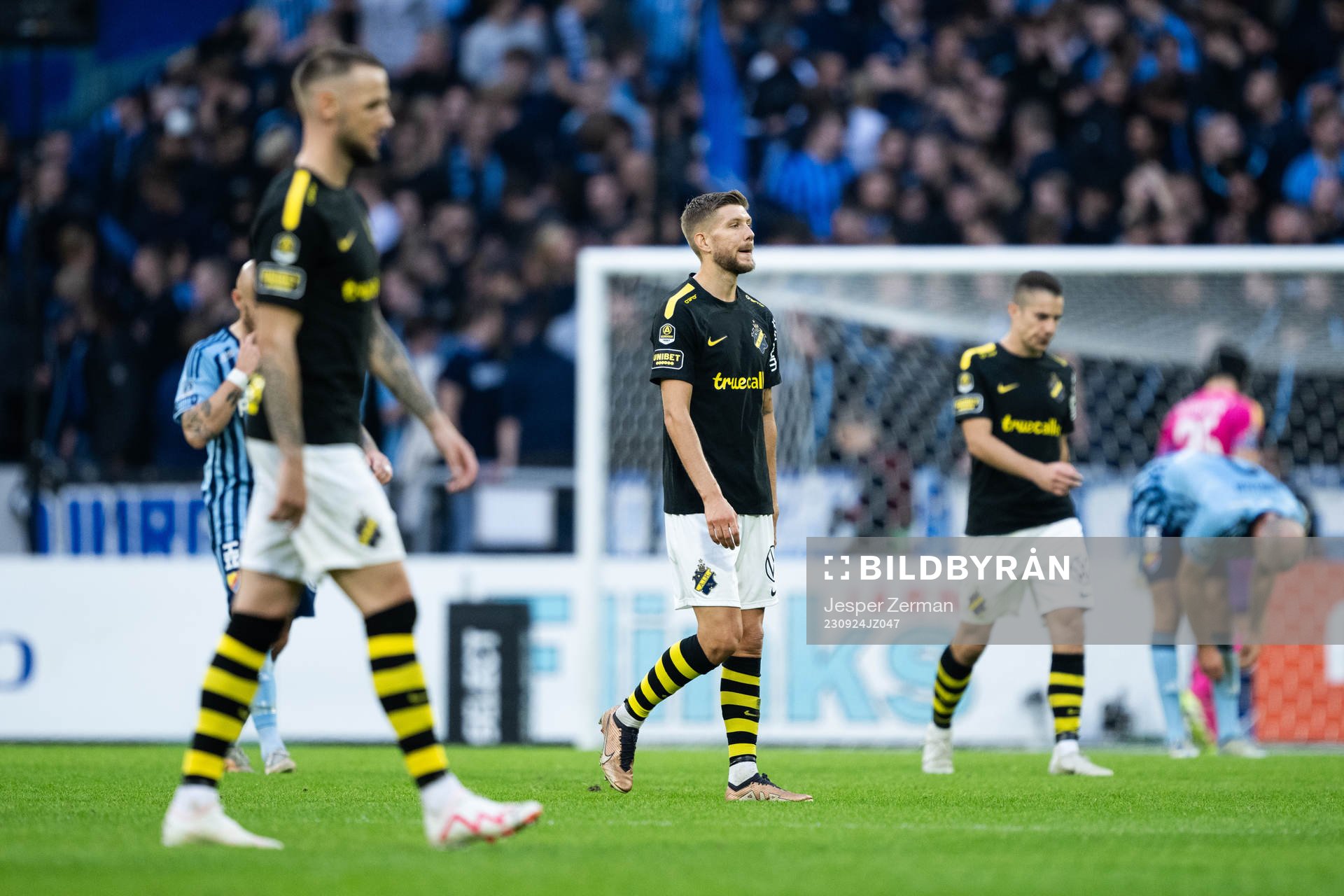 AIKs Alexander Milosevic, Anton Salétros och Dino Besirovic