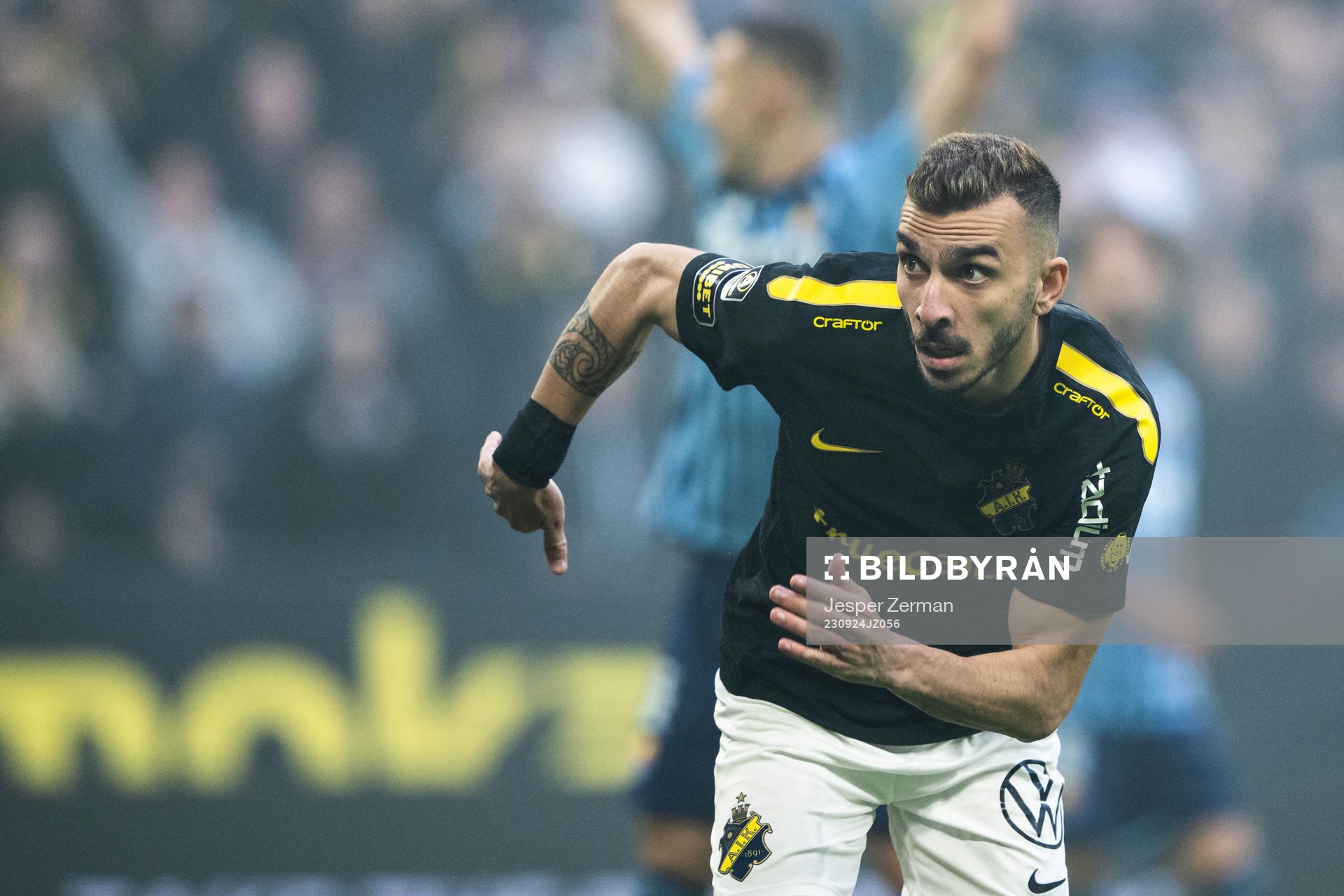AIKs Ioannis Pittas jublar