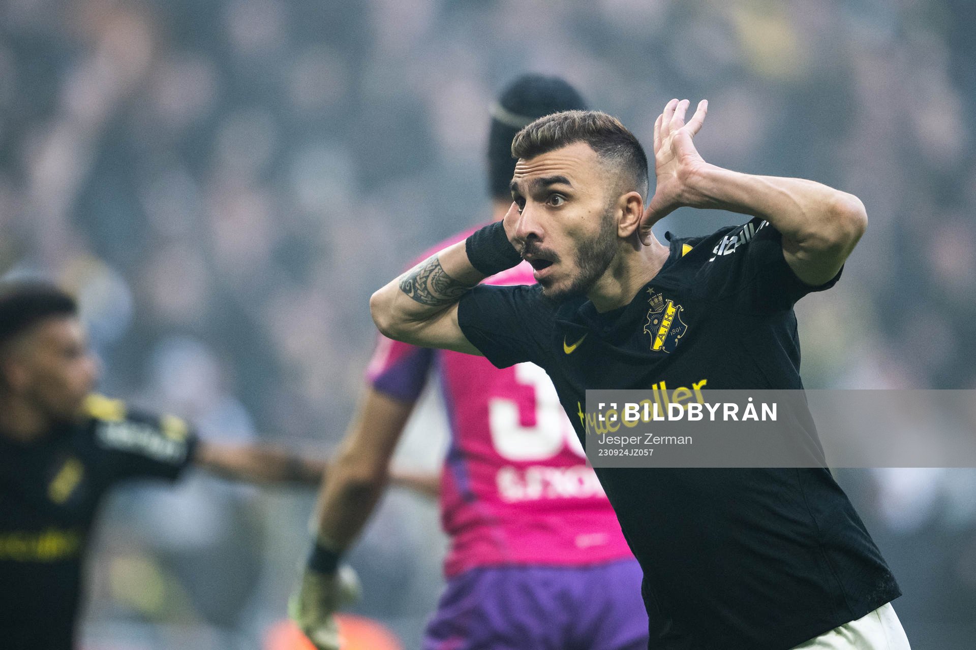 AIKs Ioannis Pittas jublar