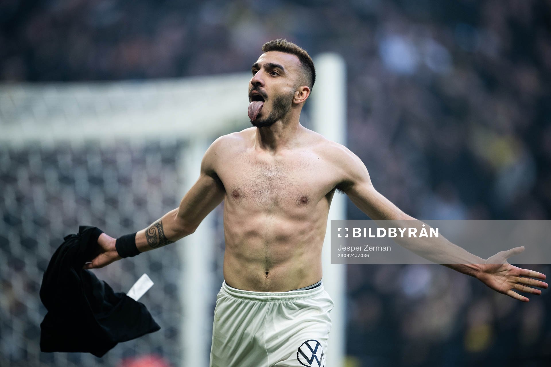 under fotbollsmatchen i Allsvenskan mellan AIK och