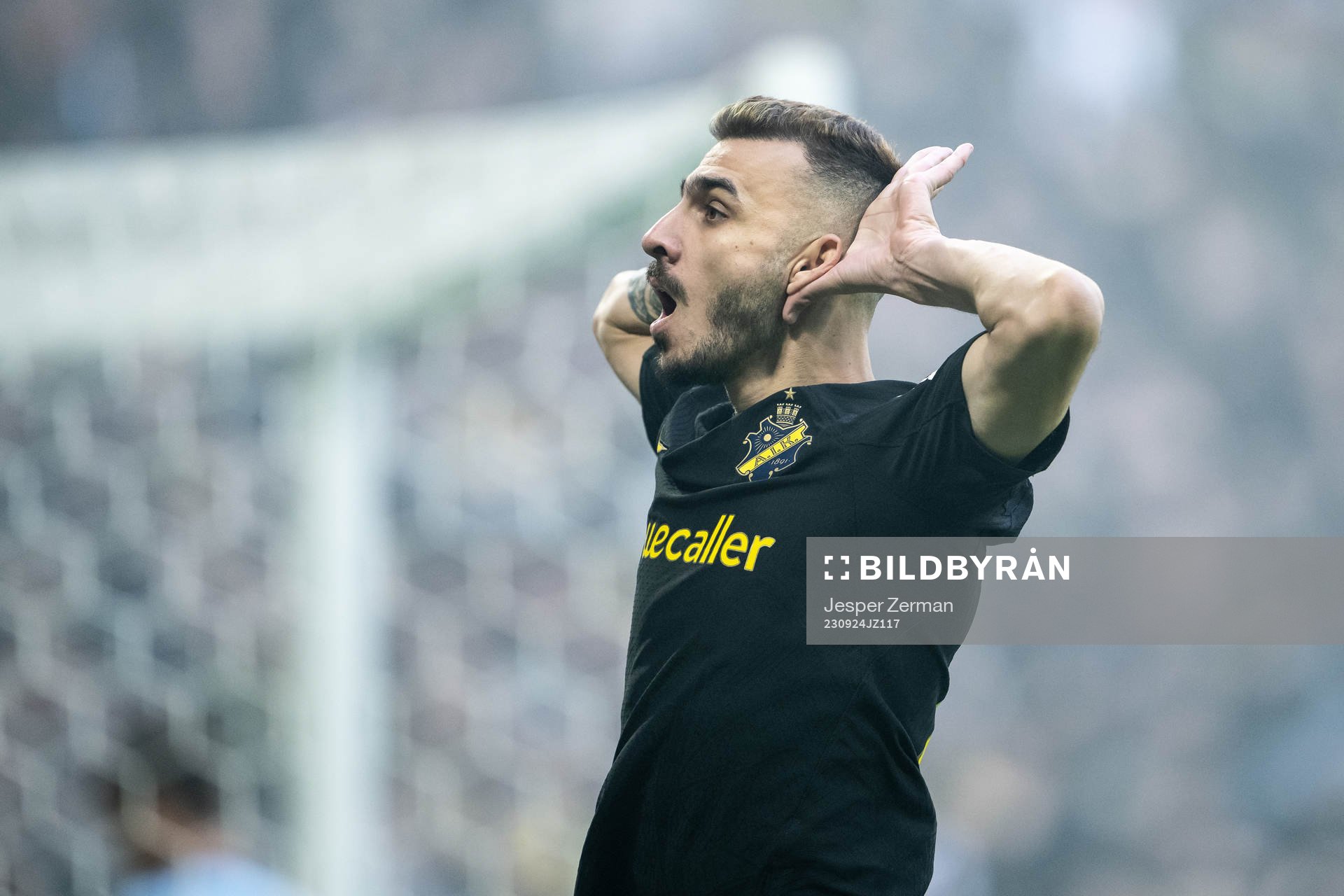 AIKs Ioannis Pittas jublar
