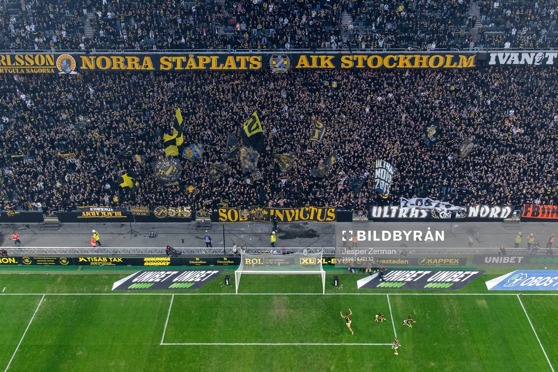 AIKs Sotirios Papagiannopoulos, Axel Björnström, Taha