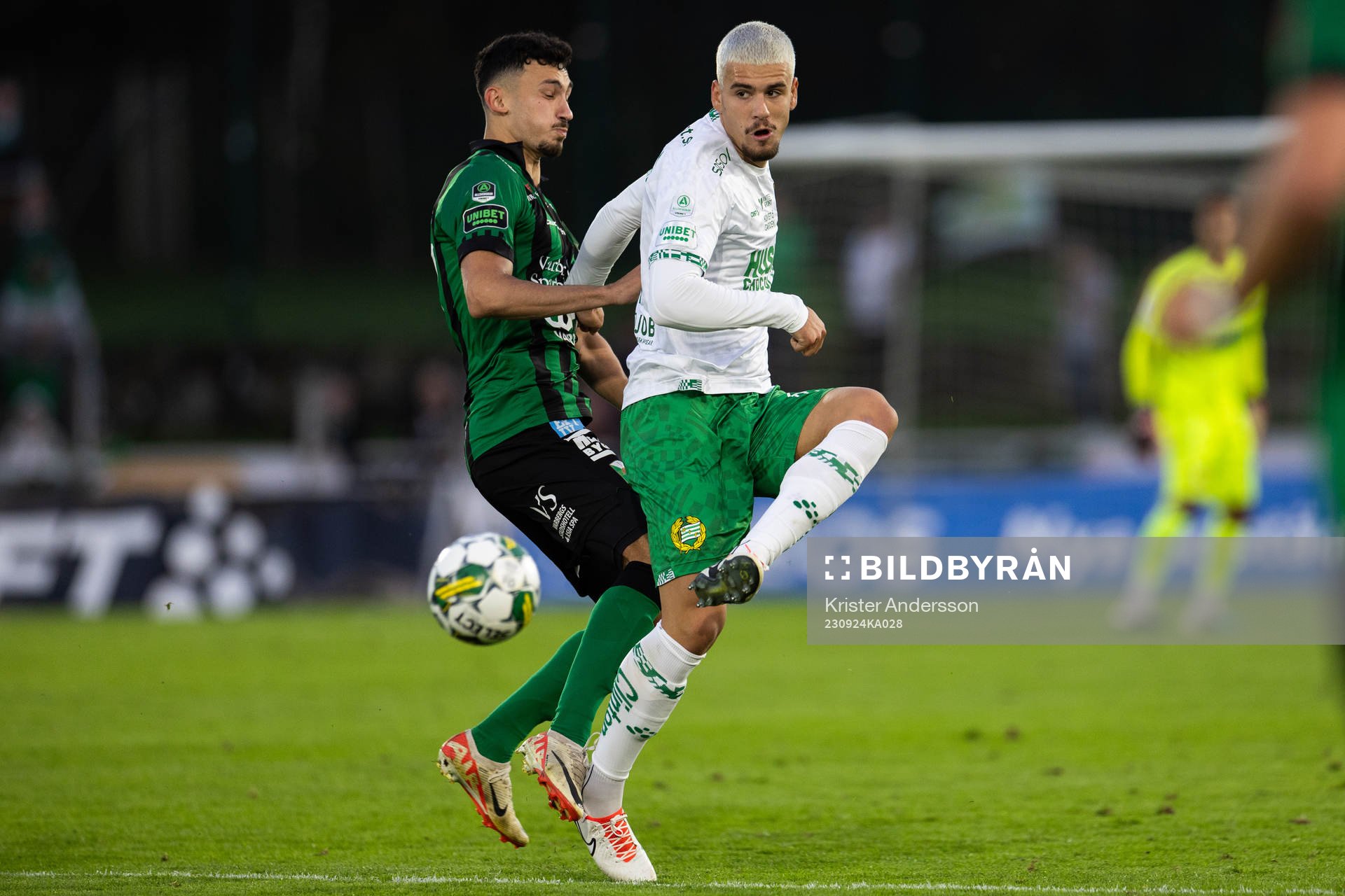 Varbergs Dion Krasniqi och Hammarbys Edvin Kurtulus