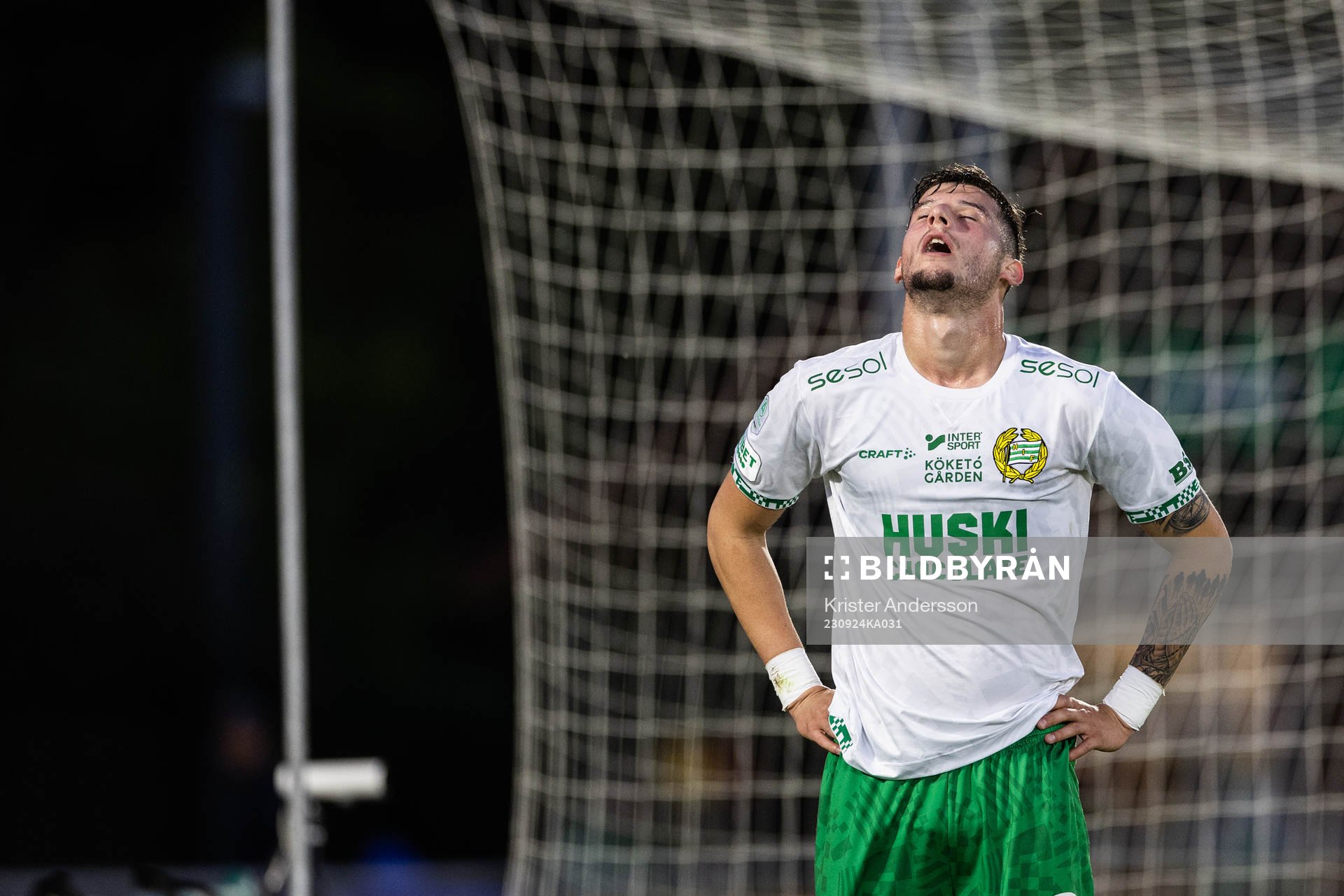 Hammarbys Viktor Djukanovic deppar