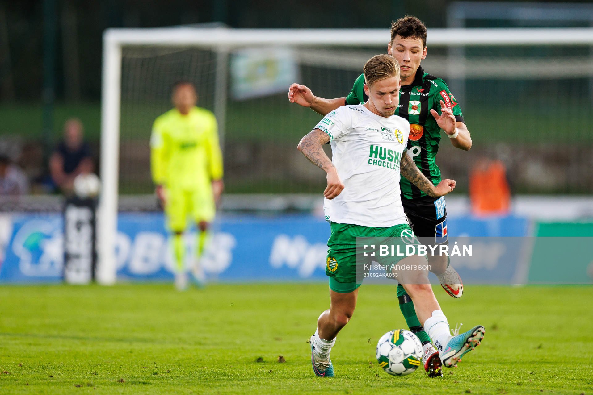 Hammarbys Fredrik Hammar och Varbergs Mads Borchers