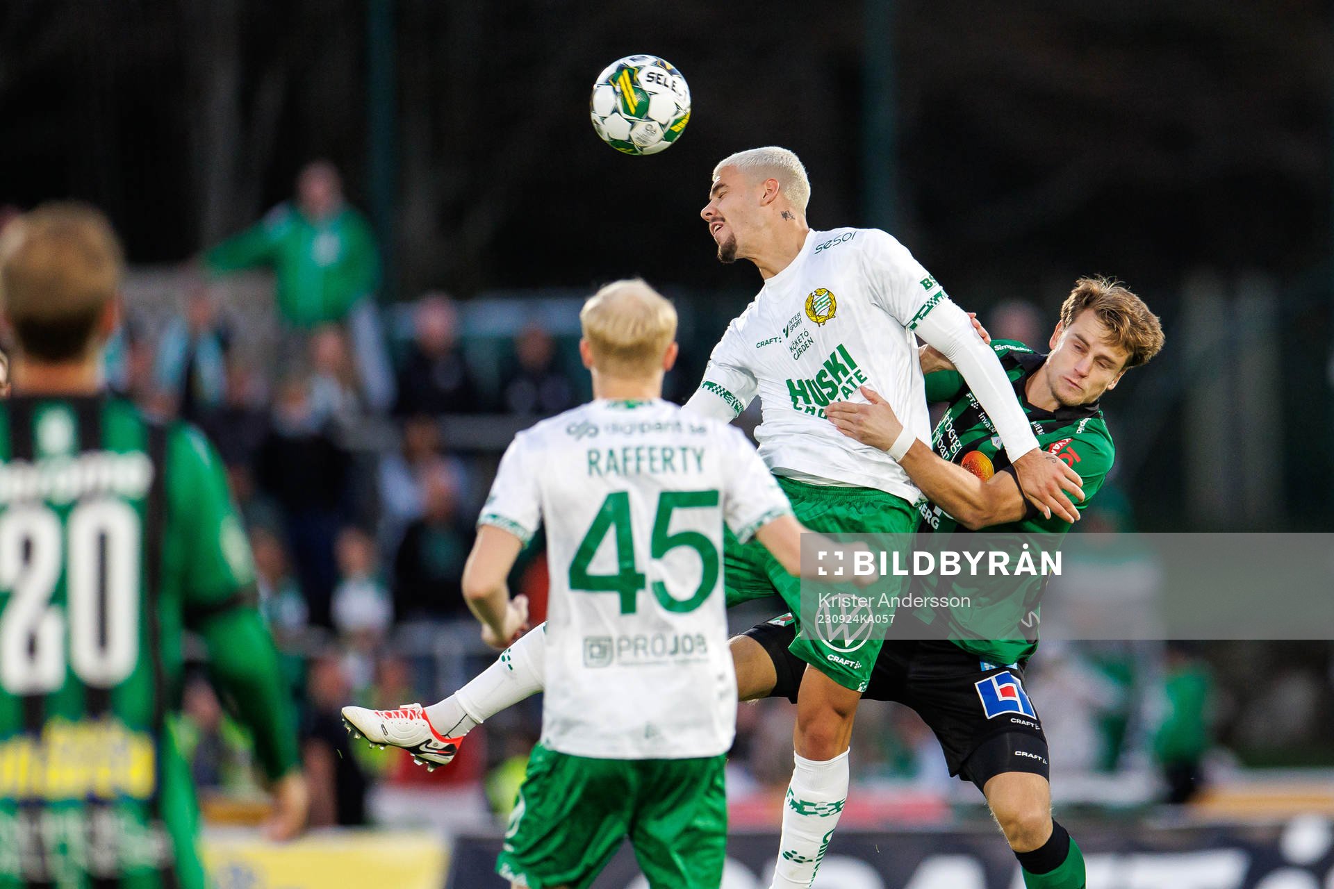 Hammarbys Edvin Kurtulus och Kristoffer Hoven