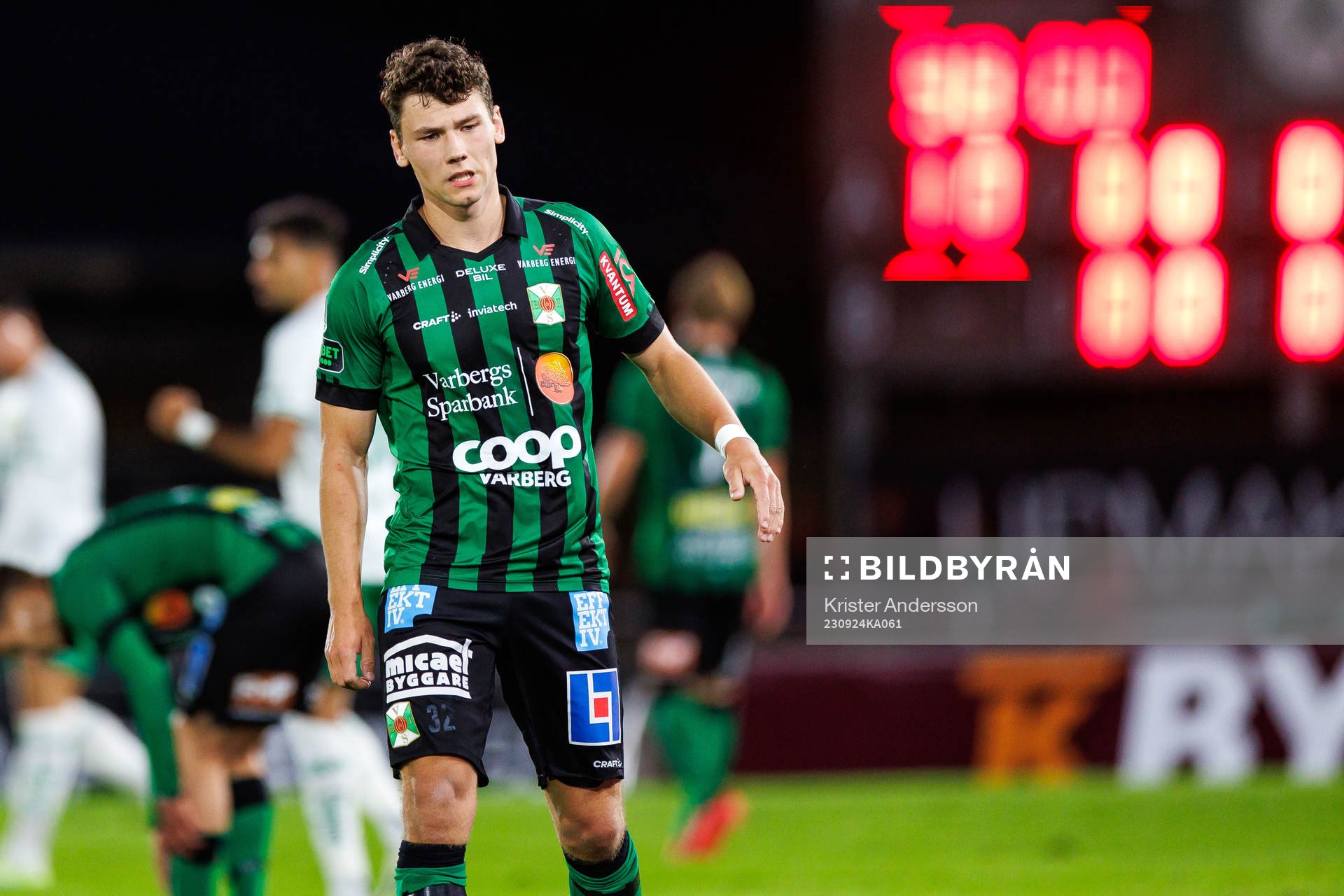 Varbergs Kristoffer Hoven deppar