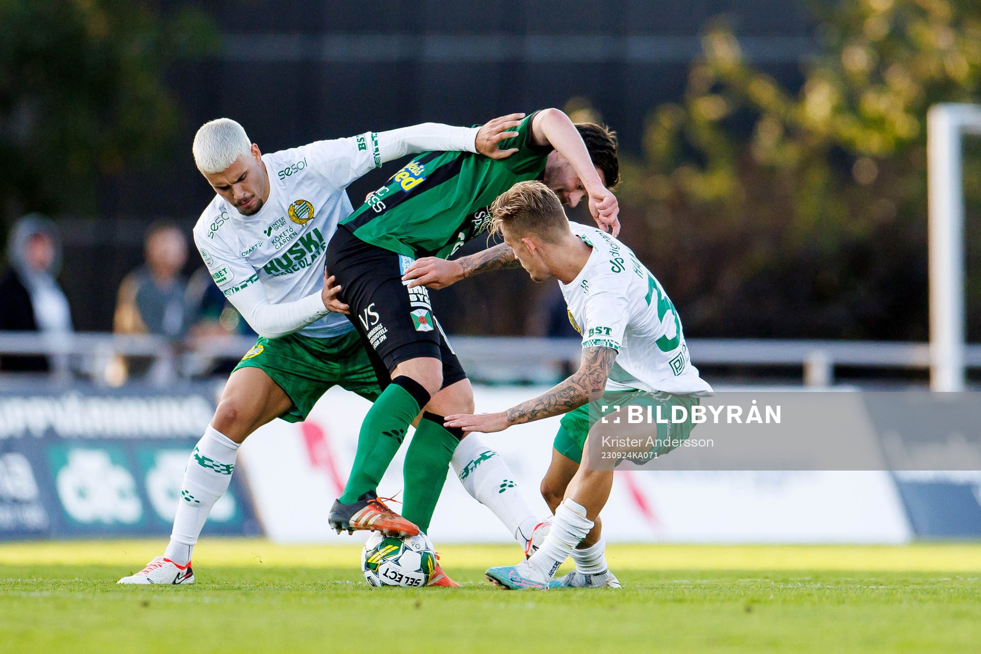 Hammarbys Edvin Kurtulus och Fredrik Hammar