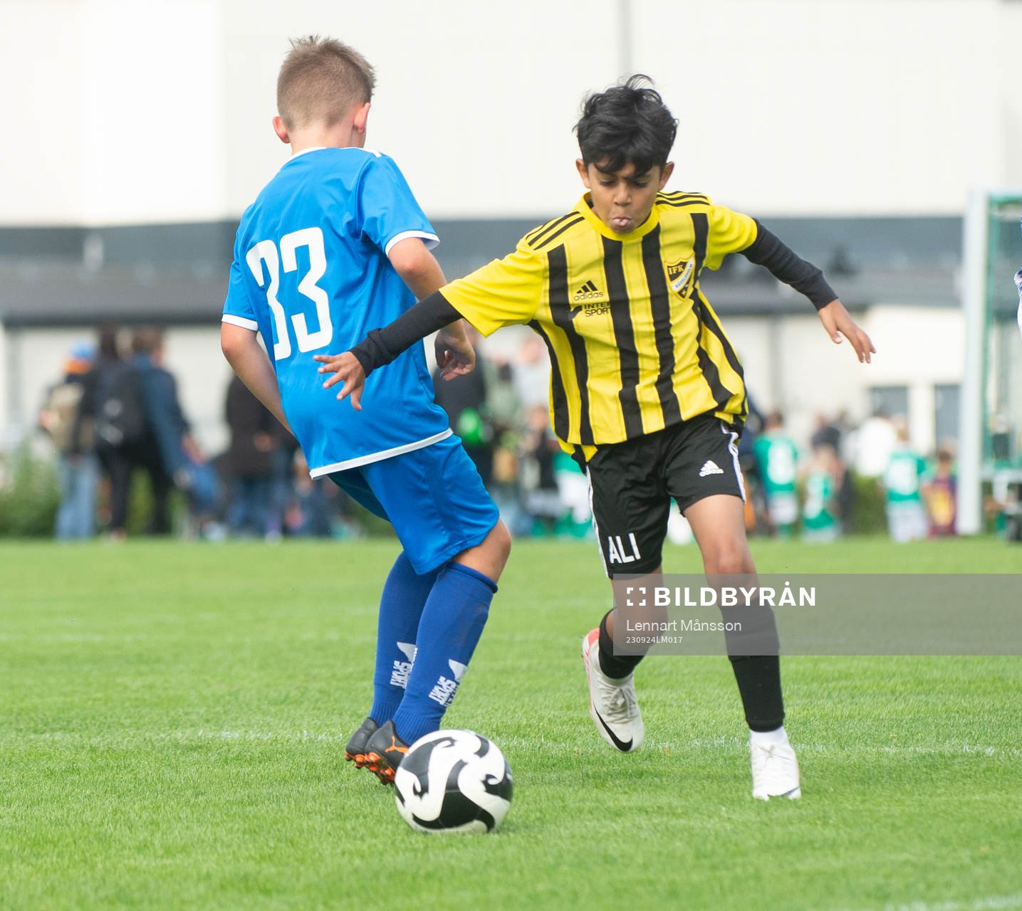 i matchen för 12-åringar, U12, mellan IFK Hässleholm och