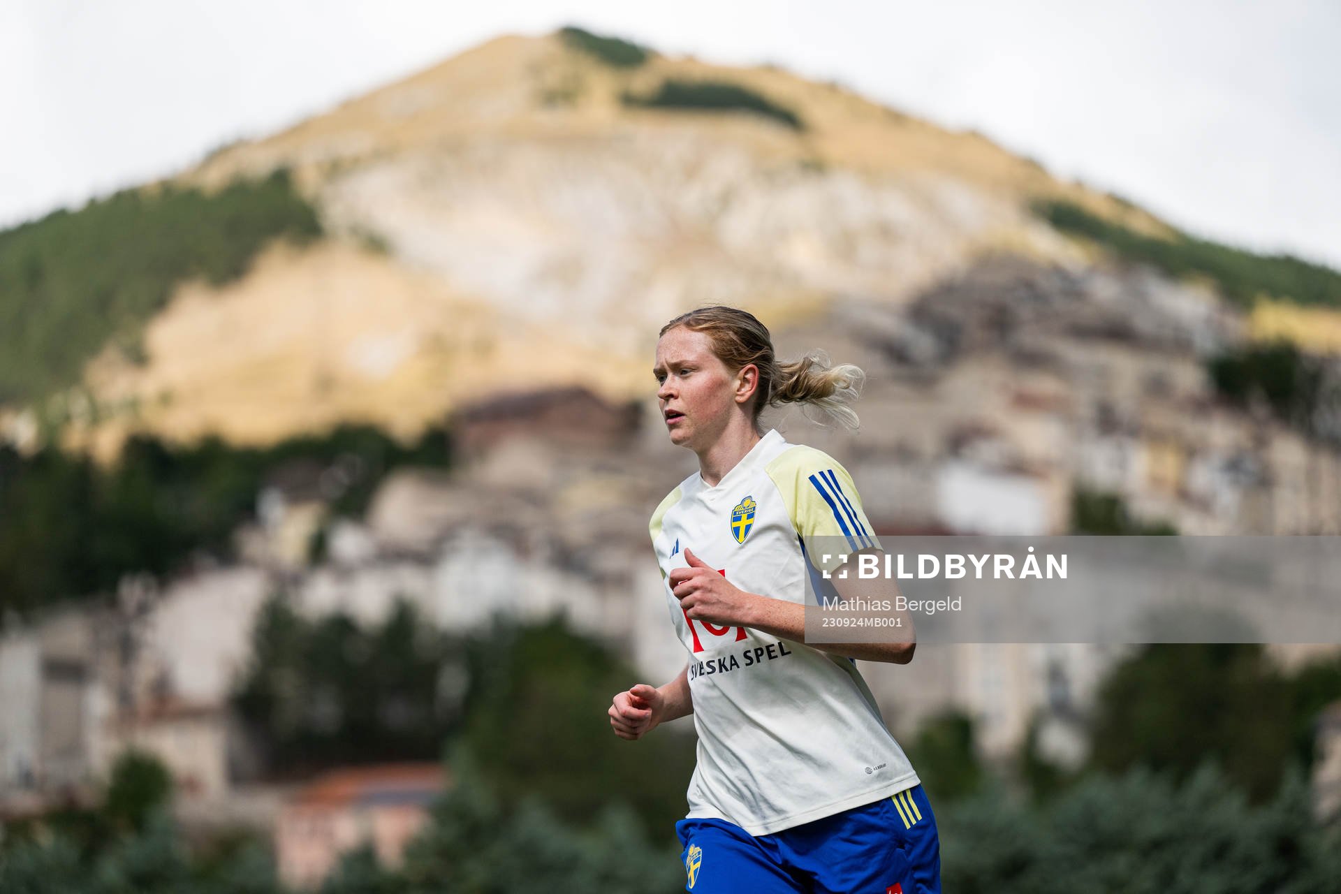 Emma Östlund of the Swedish women’s National fotboll team