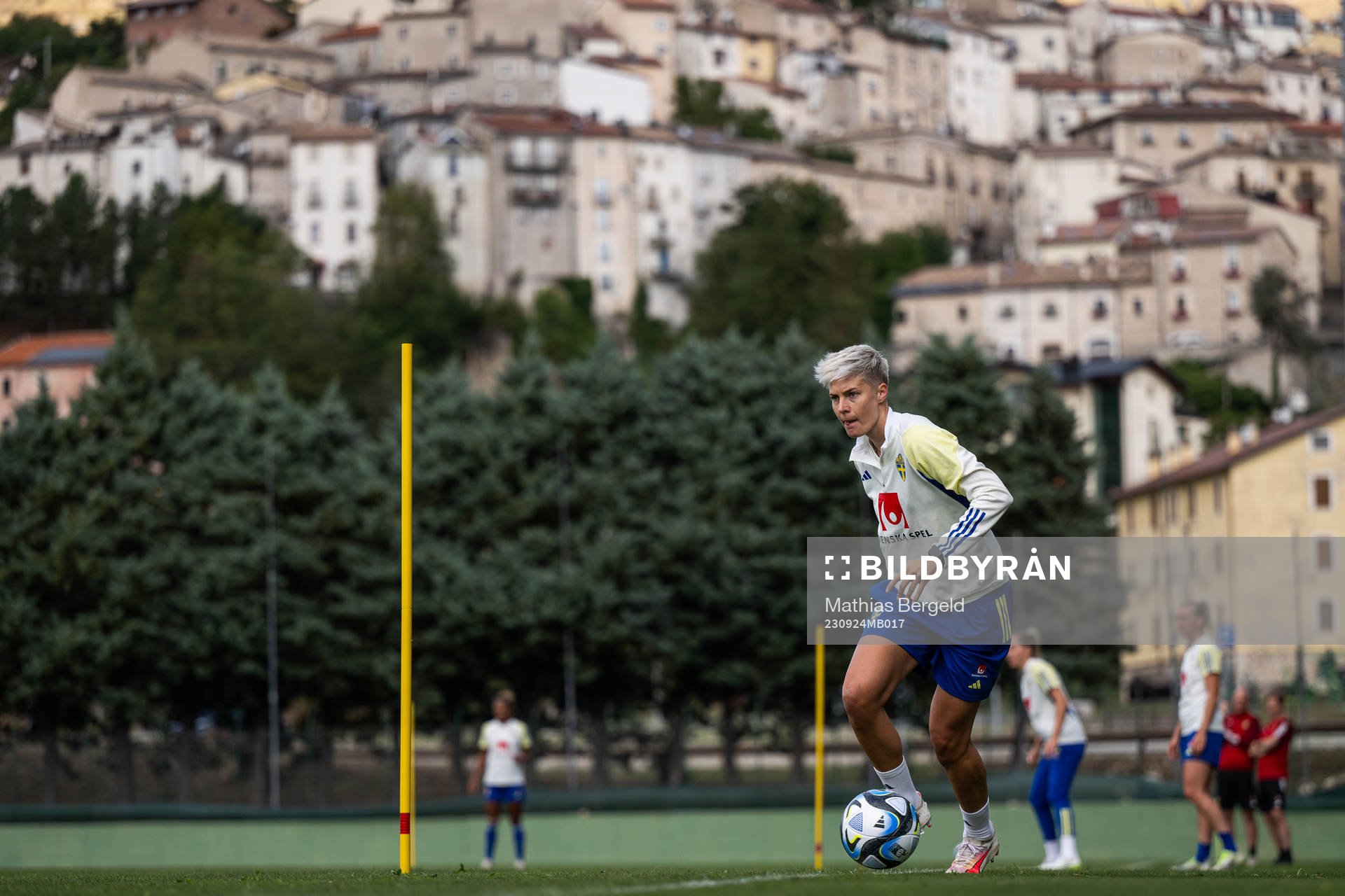 Lina Hurtig of the Swedish women’s National fotboll team
