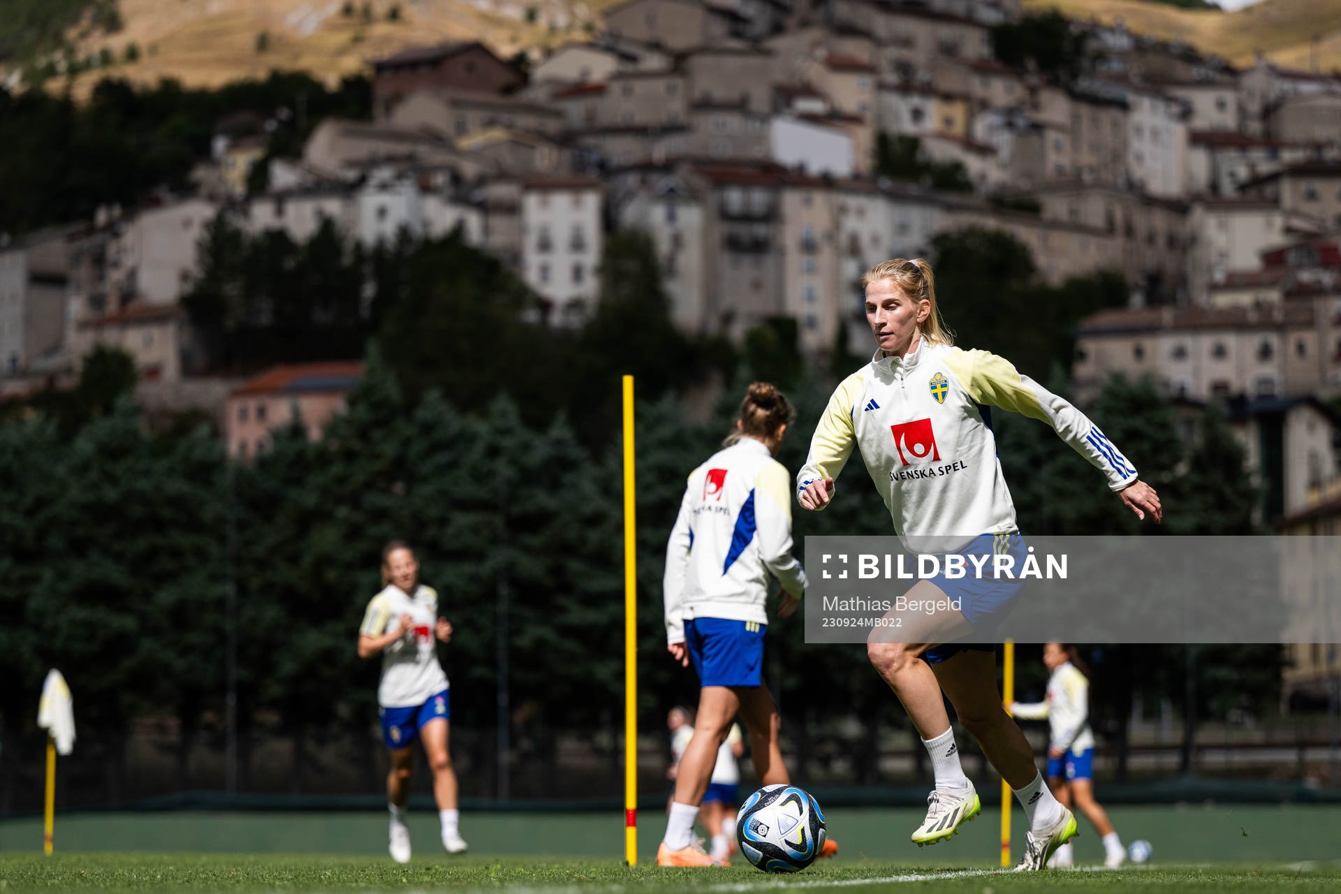 Sofia Jakobsson of the Swedish women’s National fotboll